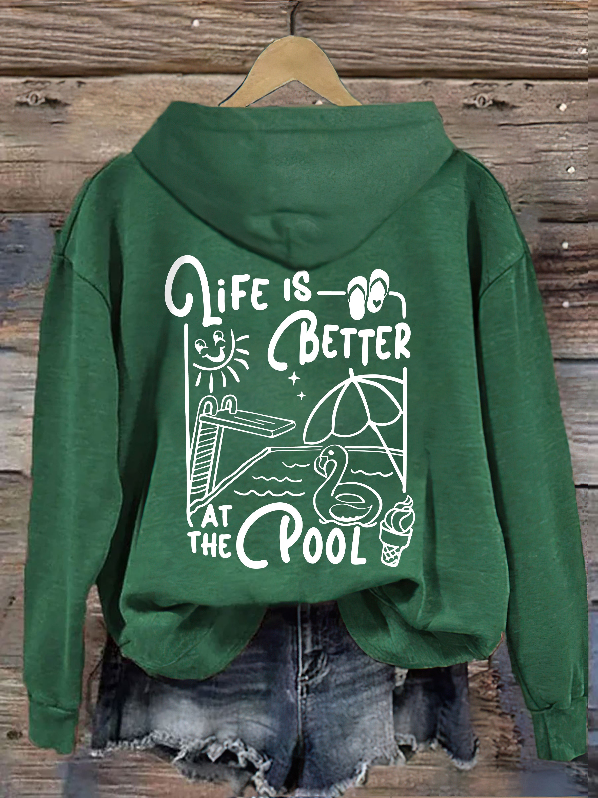 Life Is Better At The Pool Hoodie