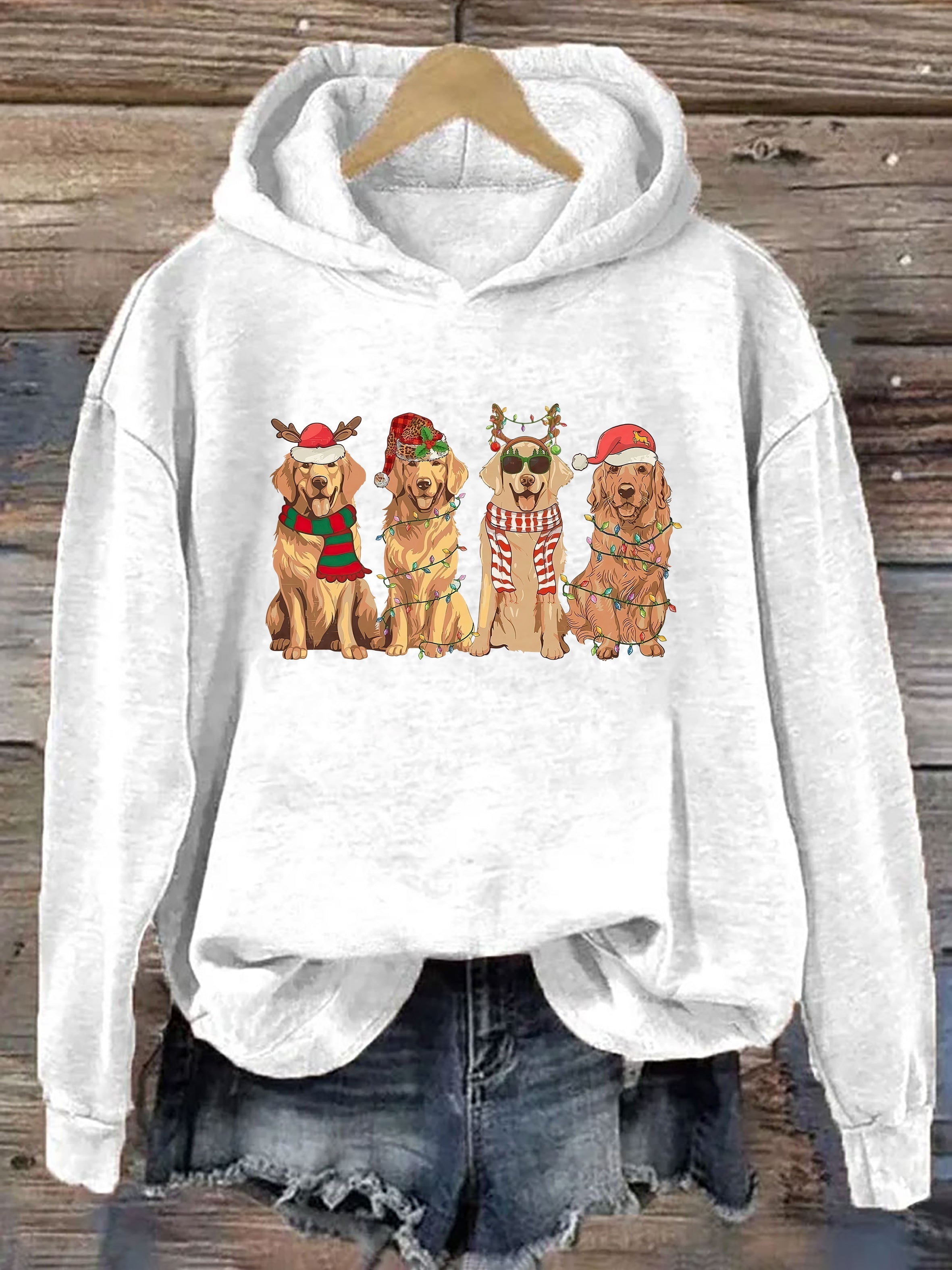 Golden Retriever Christmas Hoodie