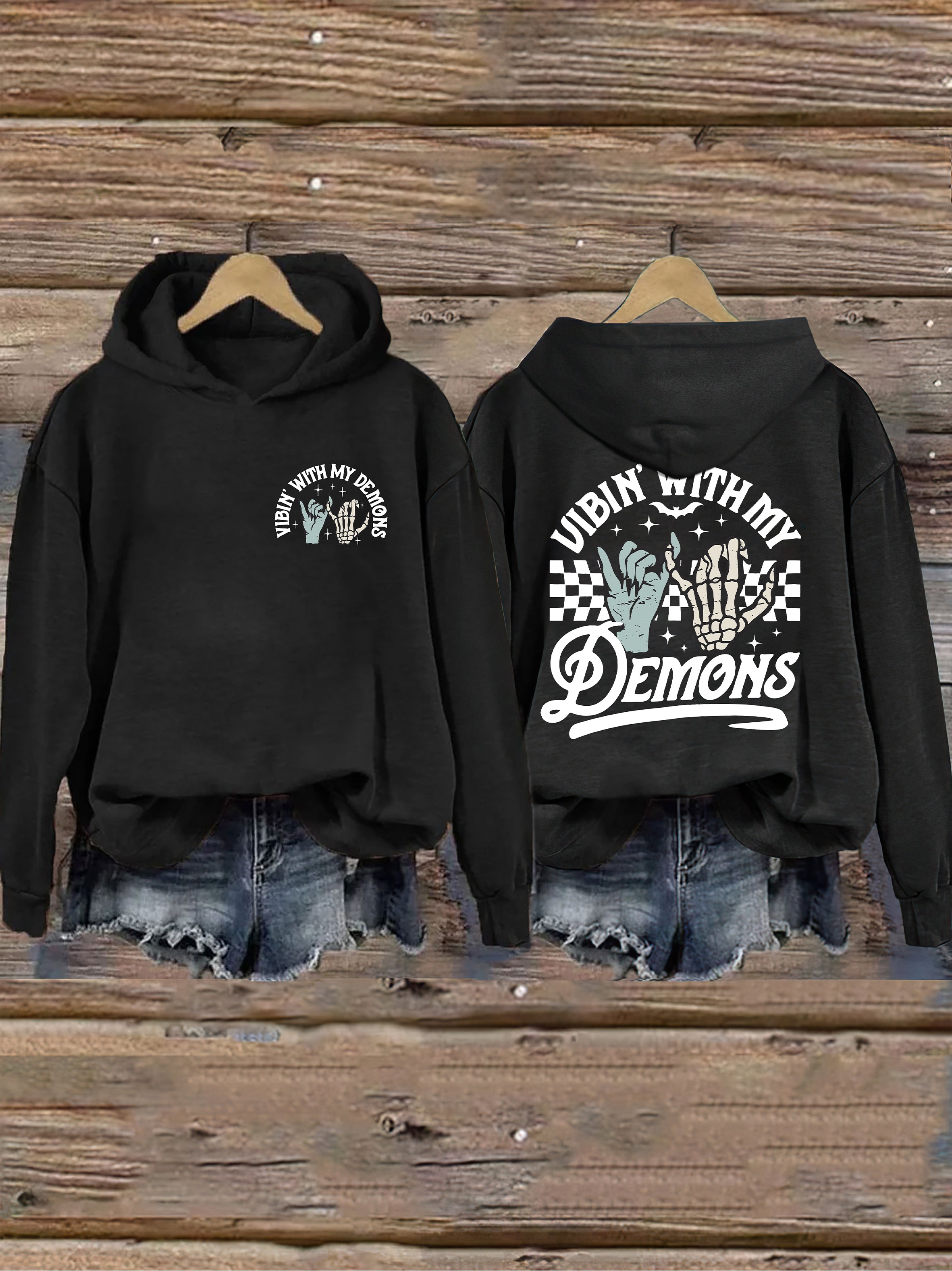 Vibin' With My Demons Hoodie