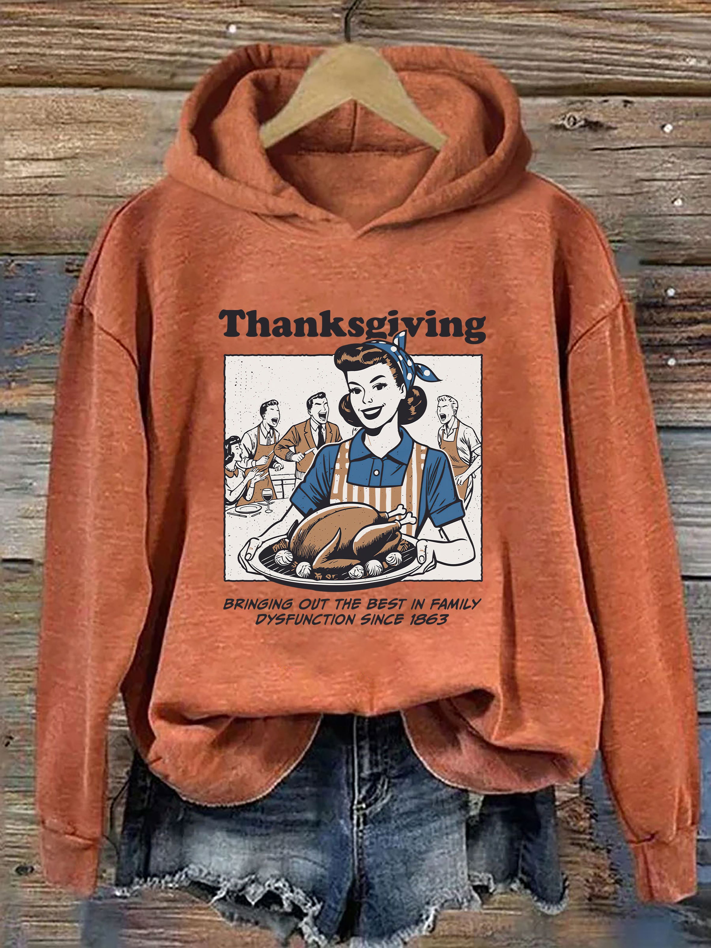 Vintage Thanksgiving Hoodie