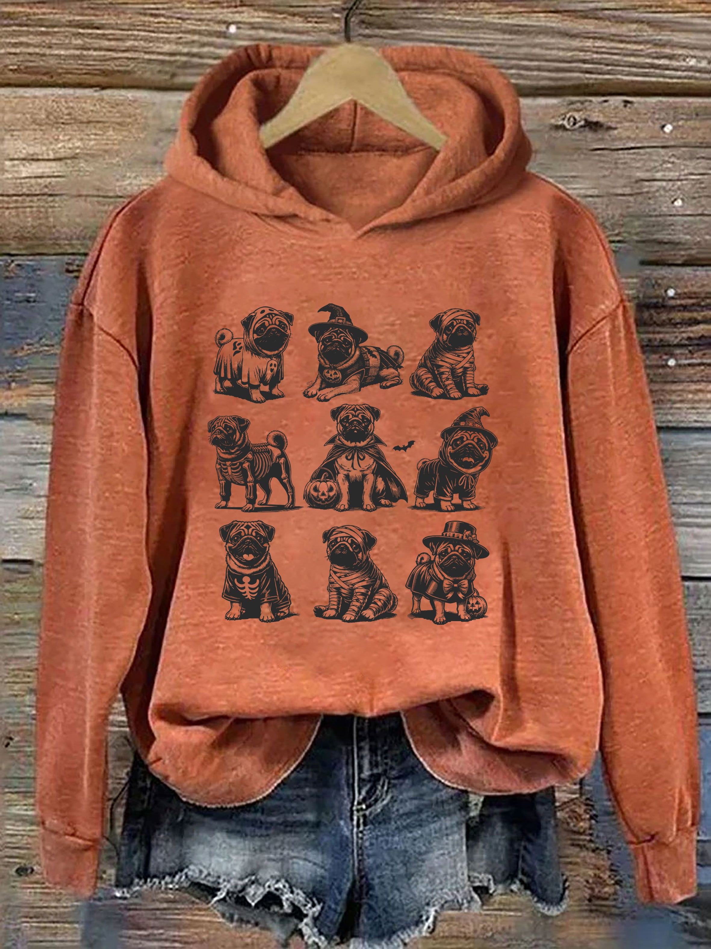 Pug Halloween Hoodie
