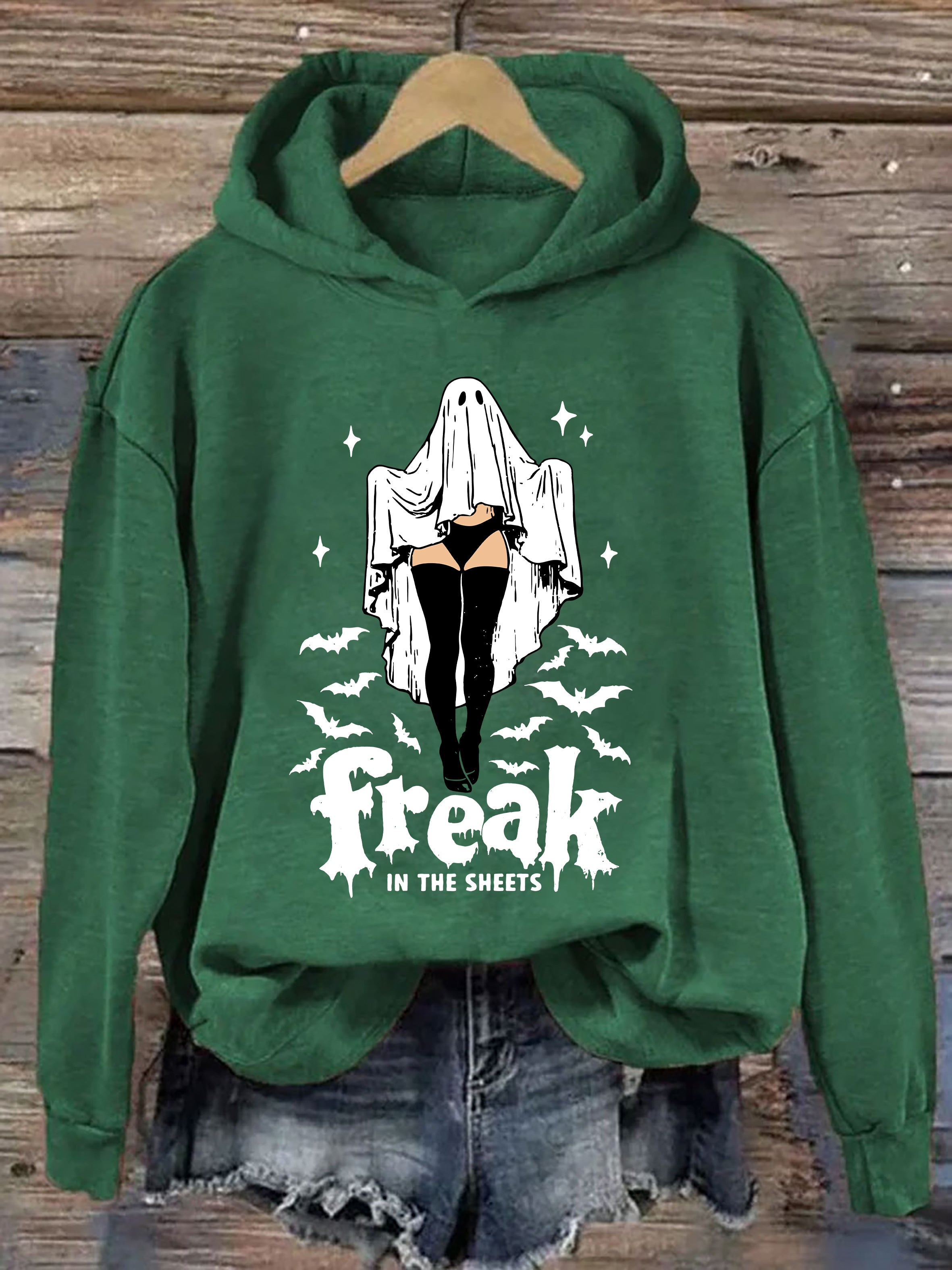 Funny Halloween Sheet Ghost Freak Hoodie