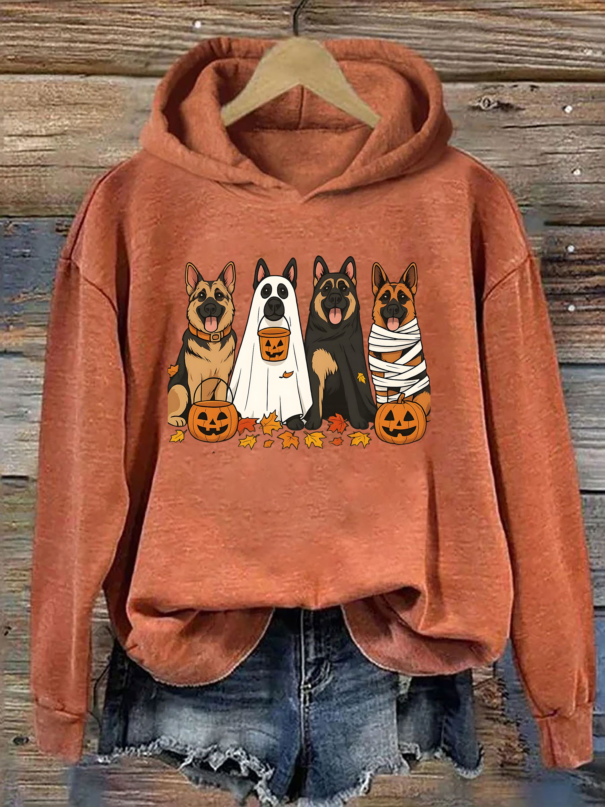 Halloween German Shepherd Hoodie