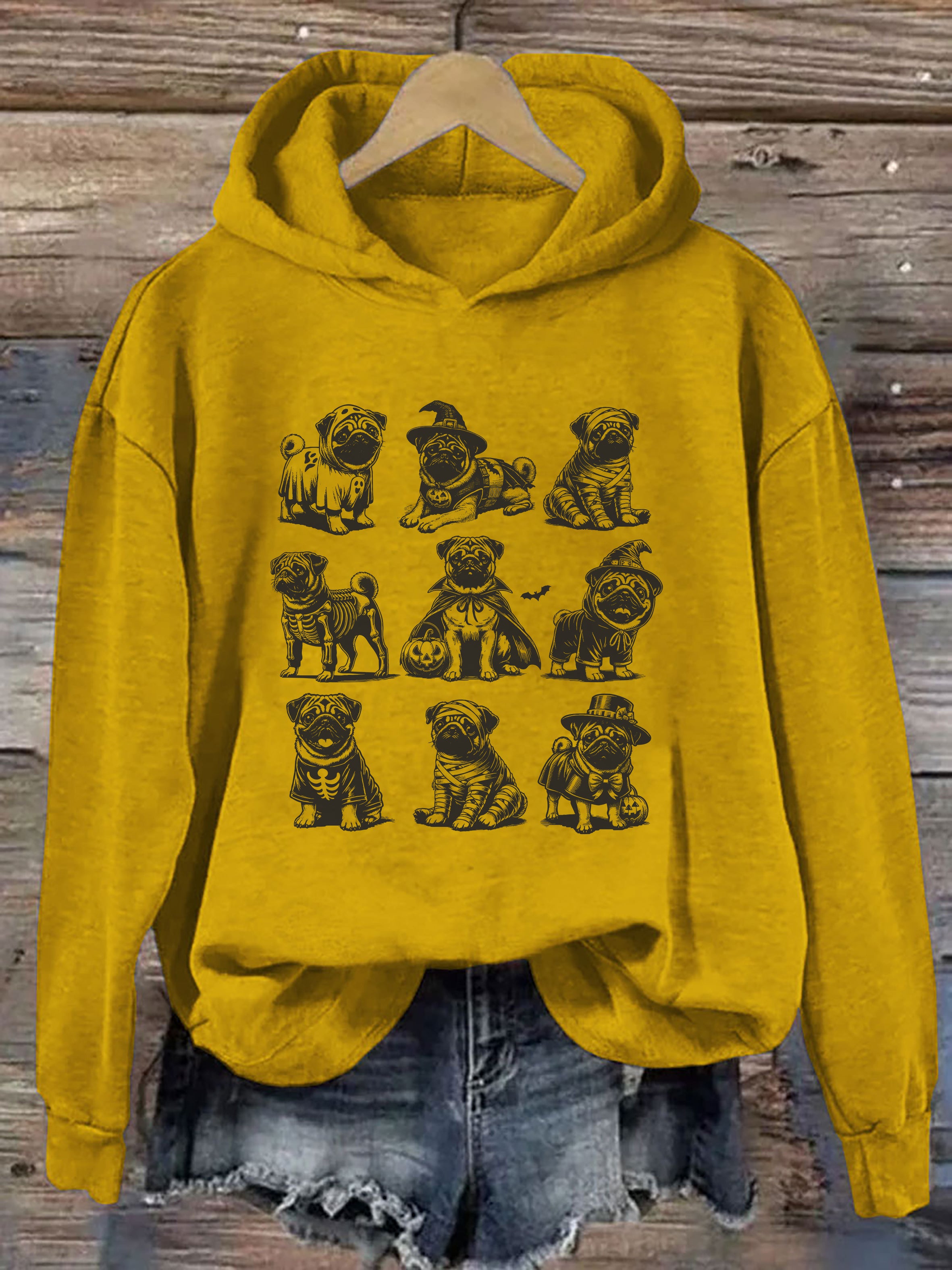 Pug Halloween Hoodie