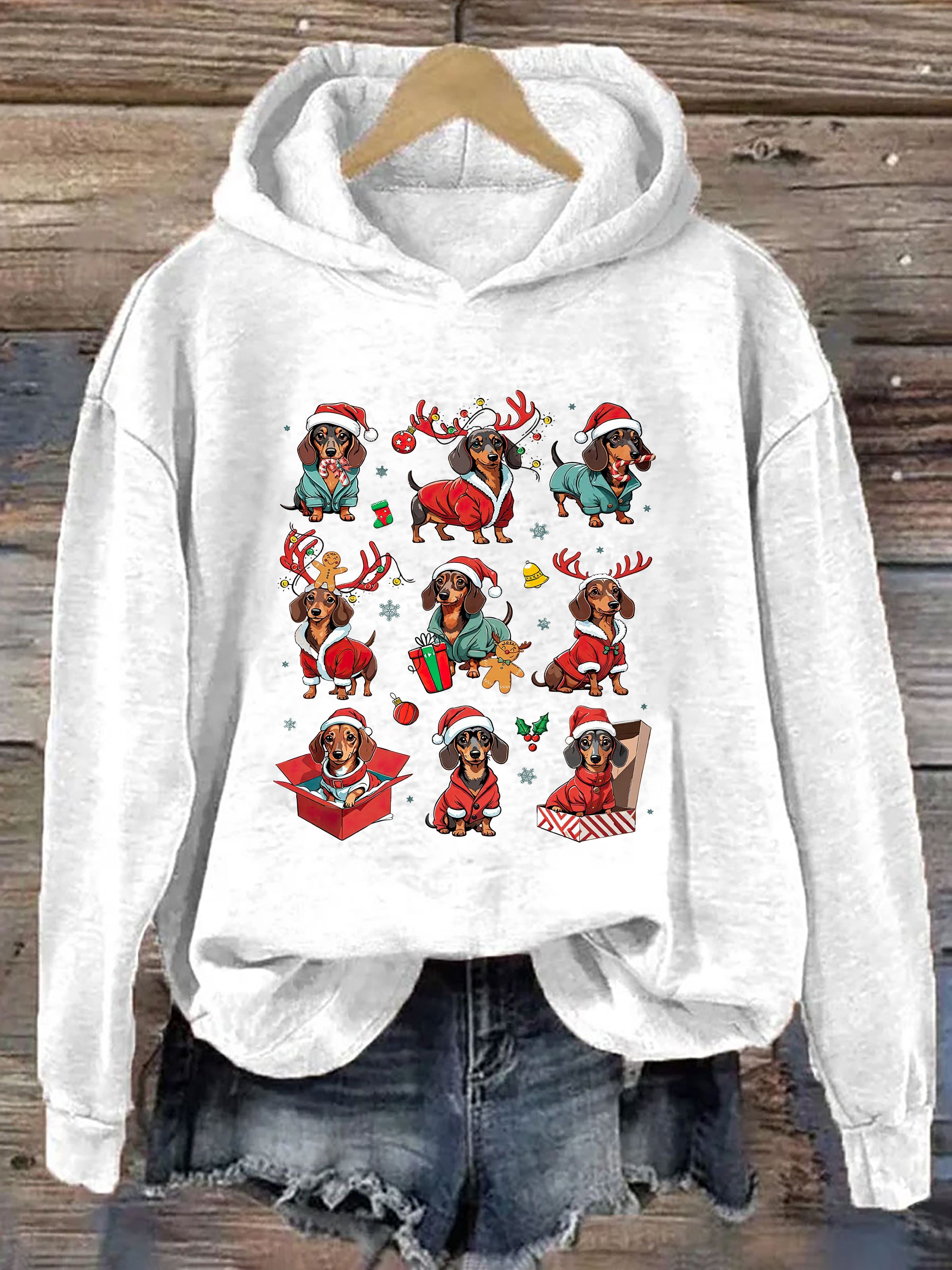 Dachshund Christmas Hoodie