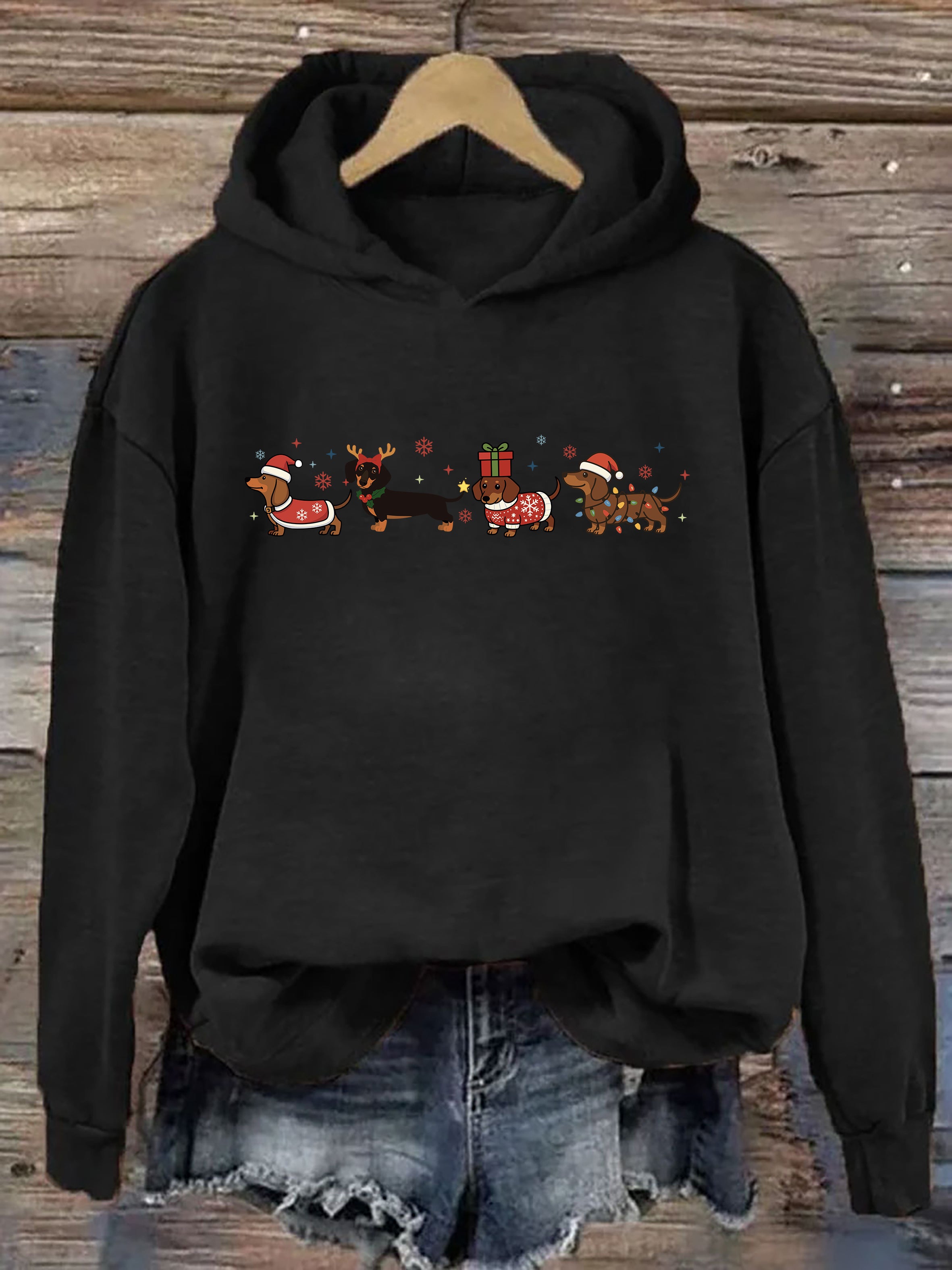 Christmas Dachshund Hoodie