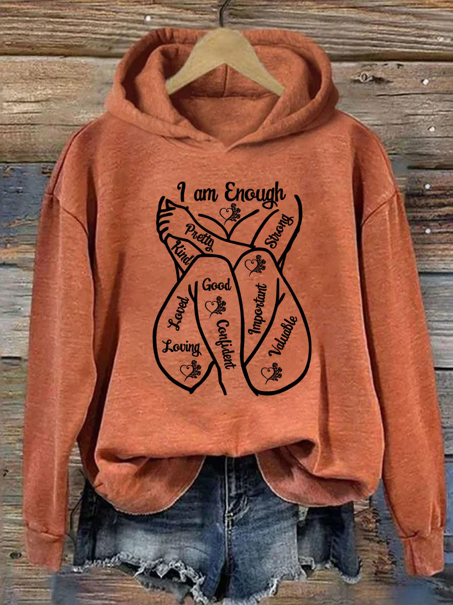 I AM Enough Hoodie