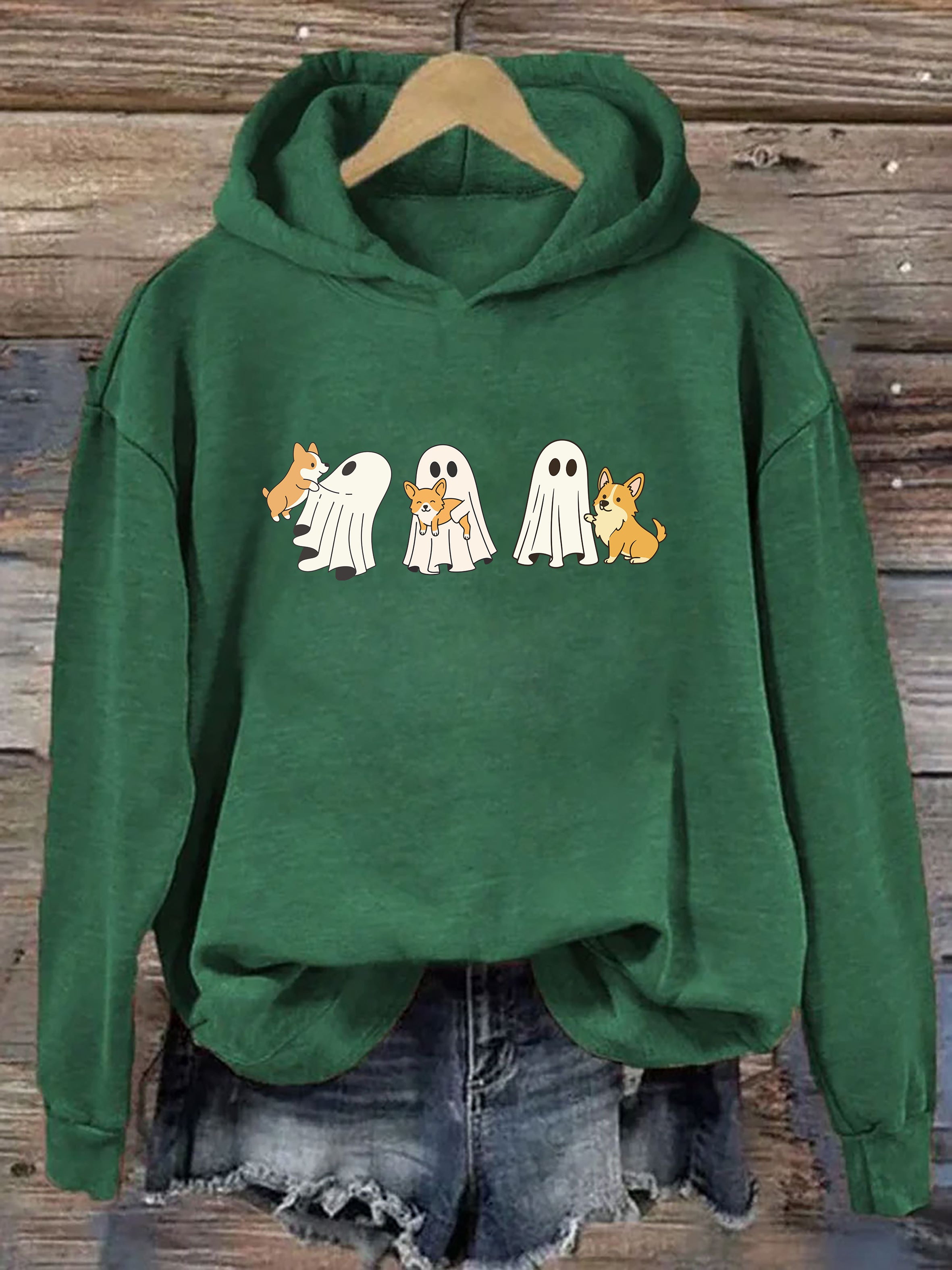 Corgi Dog Halloween Hoodie