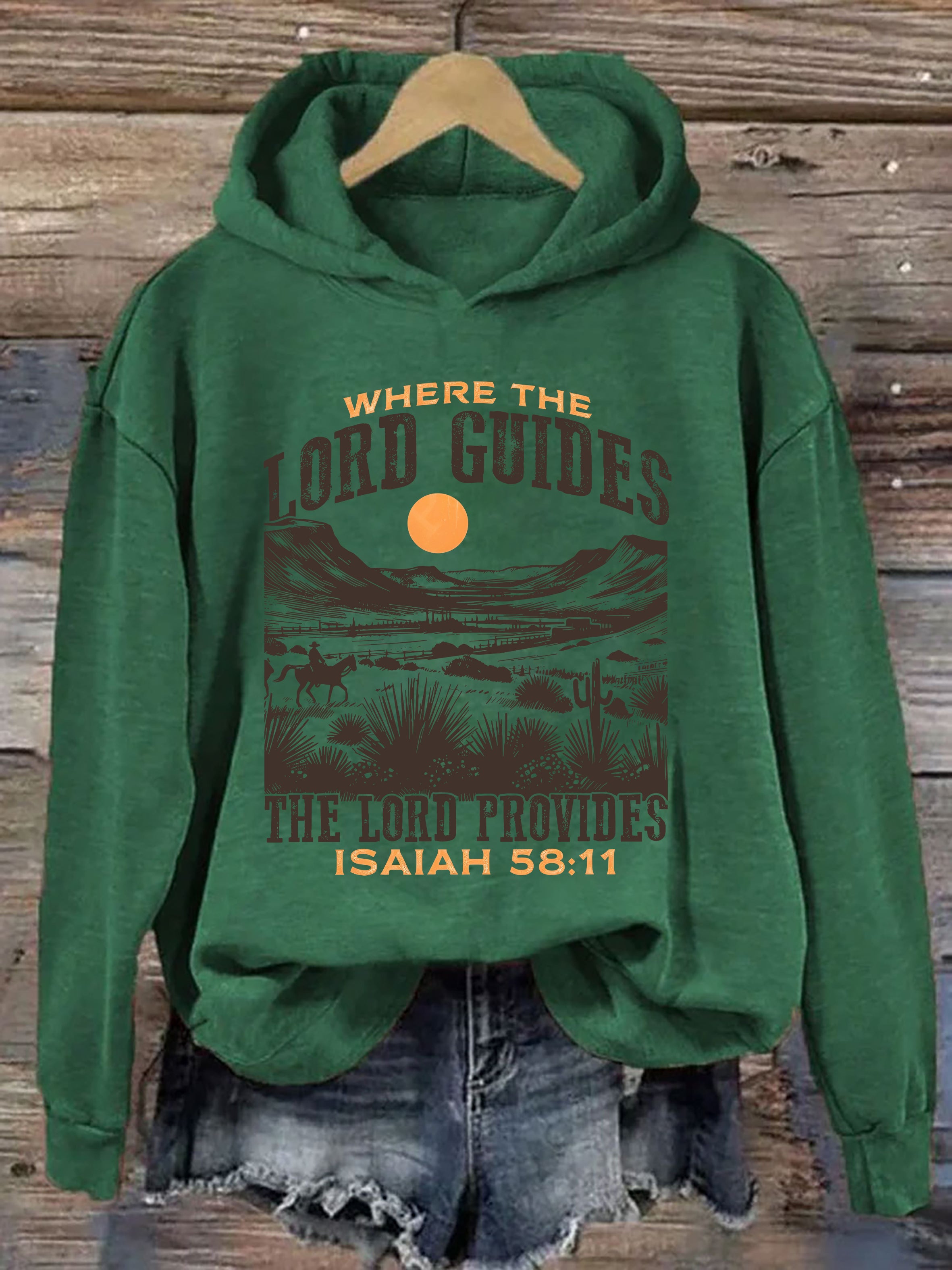 The Lord Provides Christian Hoodie