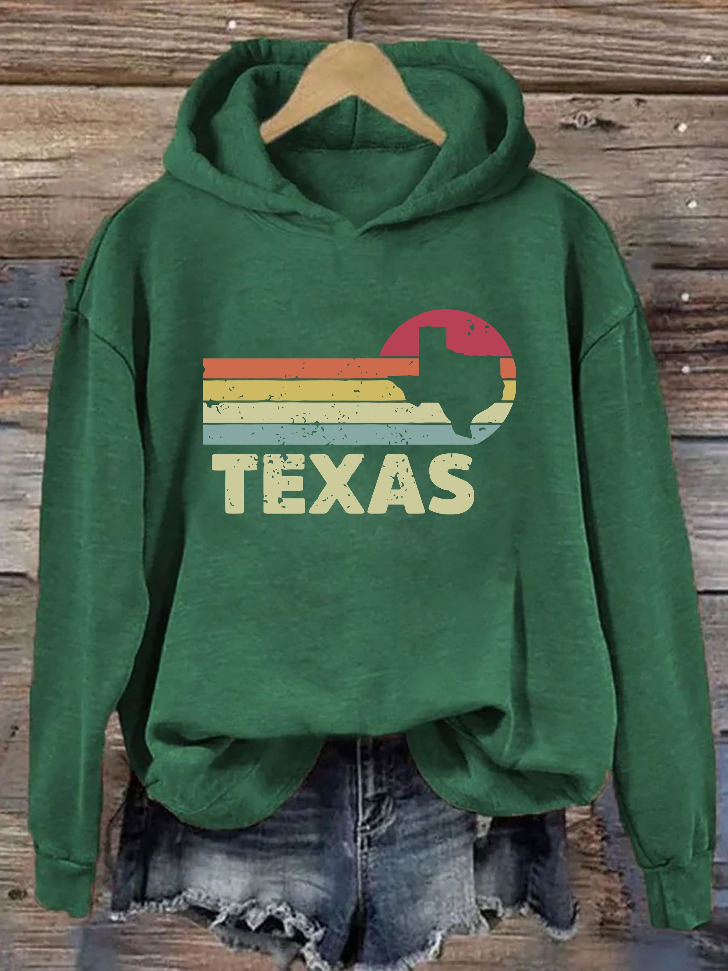 Texas Map Hoodie