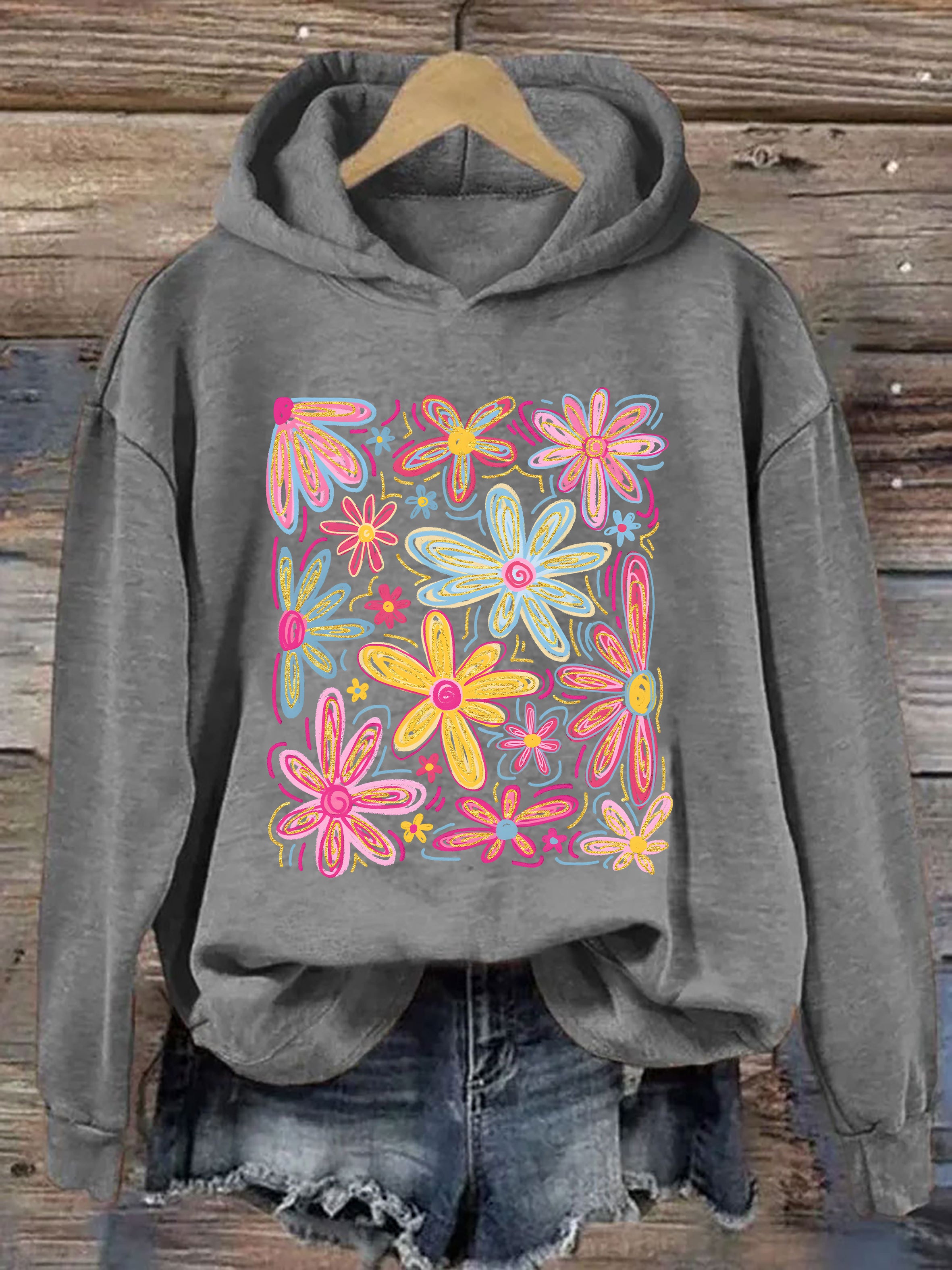Floral Hoodie