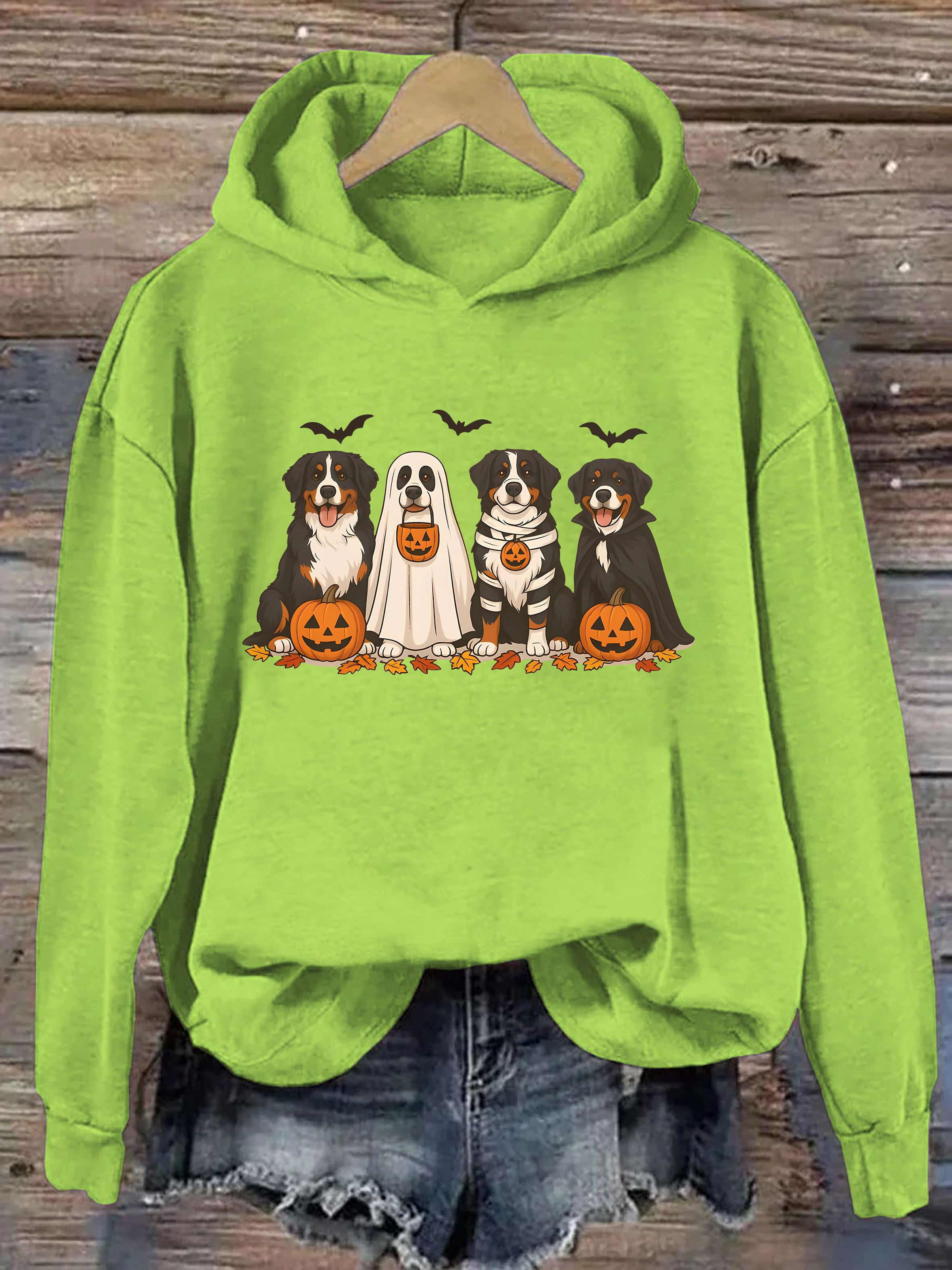 Bernese Mountain Dog Halloween Hoodie