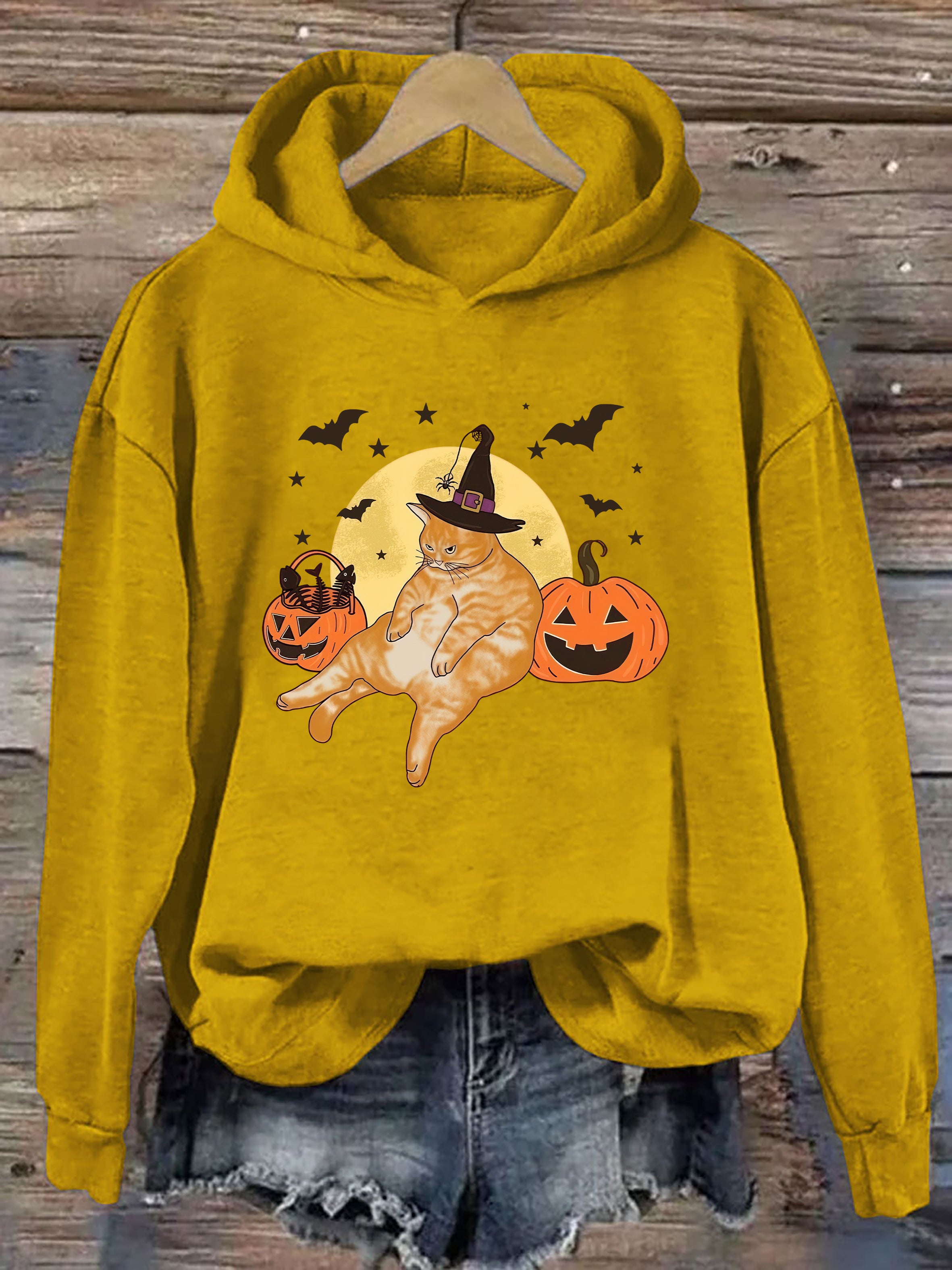 Halloween Cat Hoodie