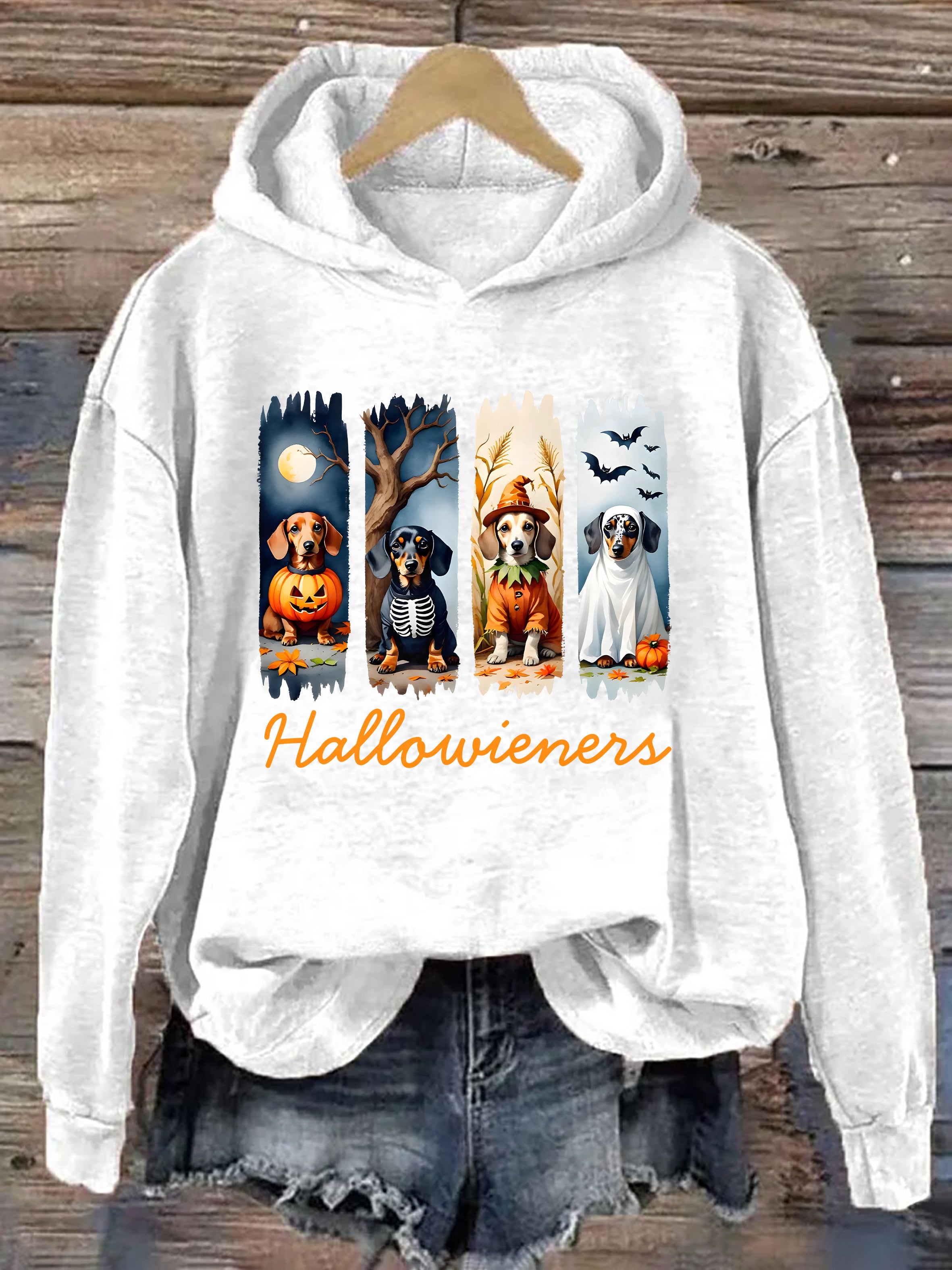 Funny Dachshund Halloween Hoodie