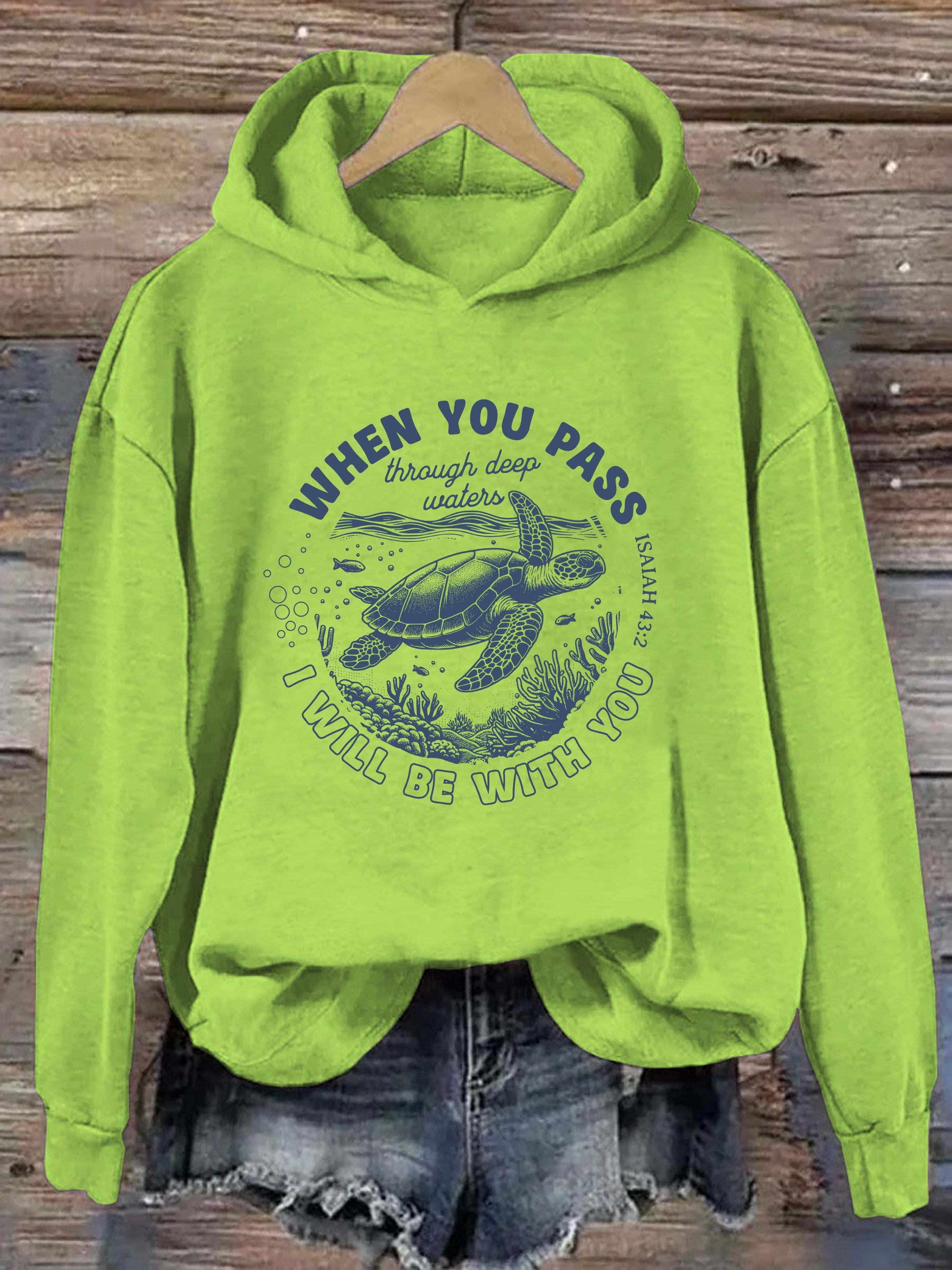 When You Go Through Waters Hoodie