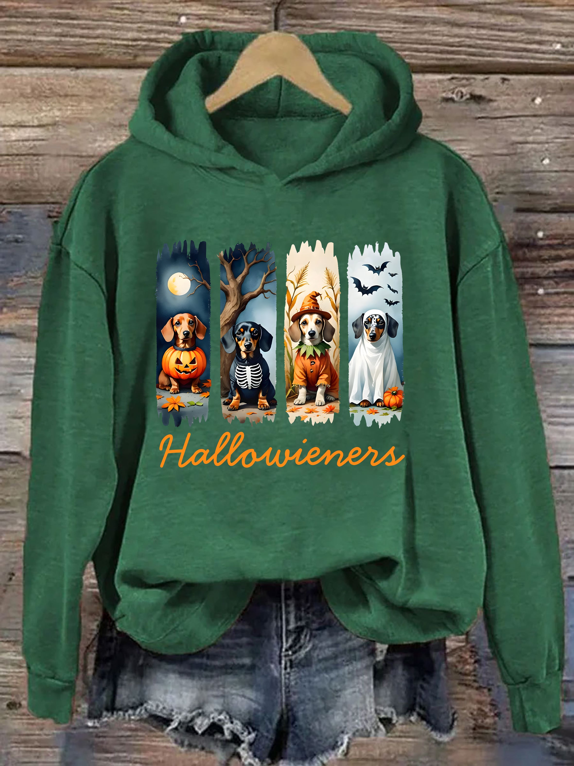 Funny Dachshund Halloween Hoodie
