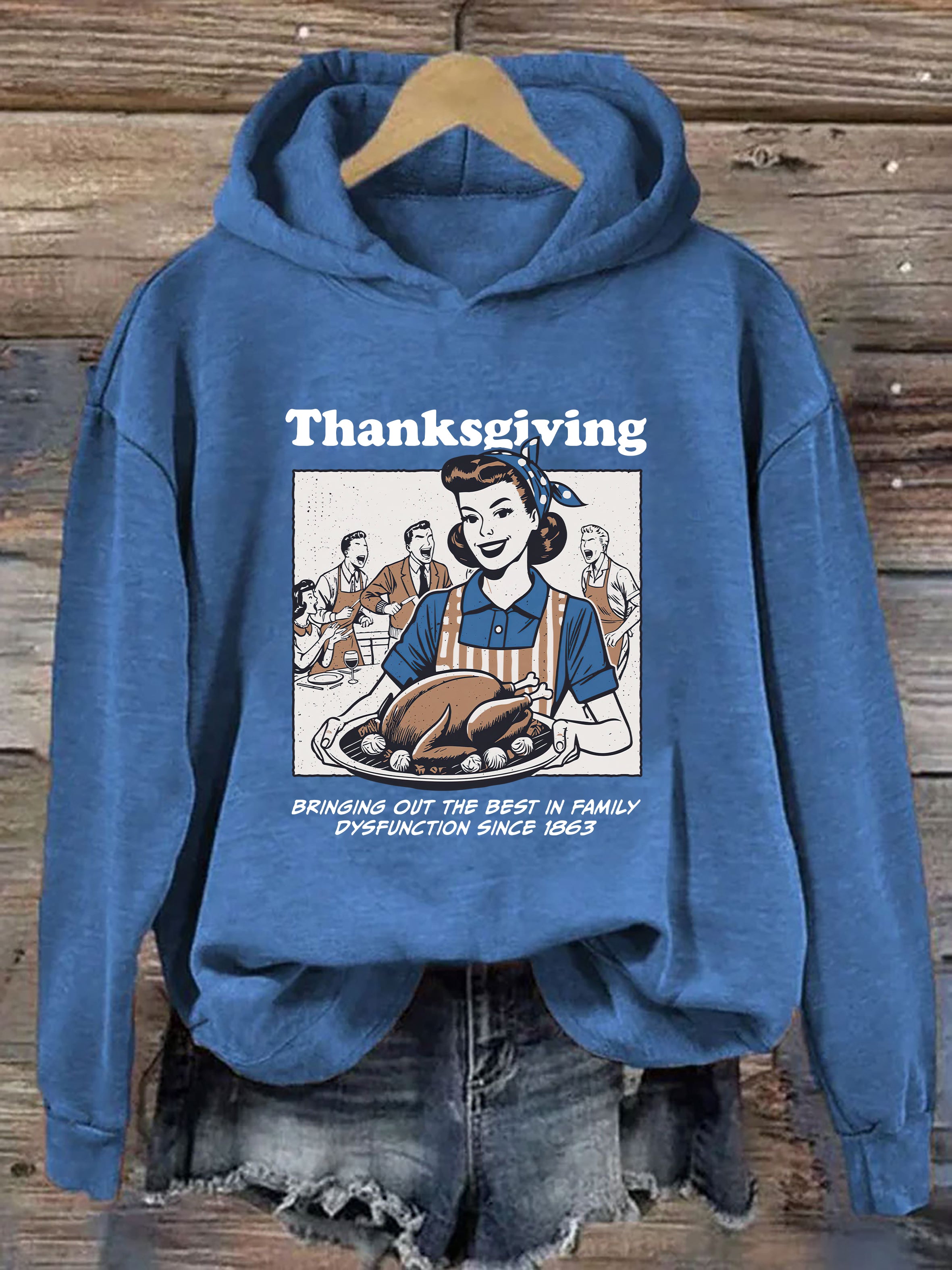 Vintage Thanksgiving Hoodie