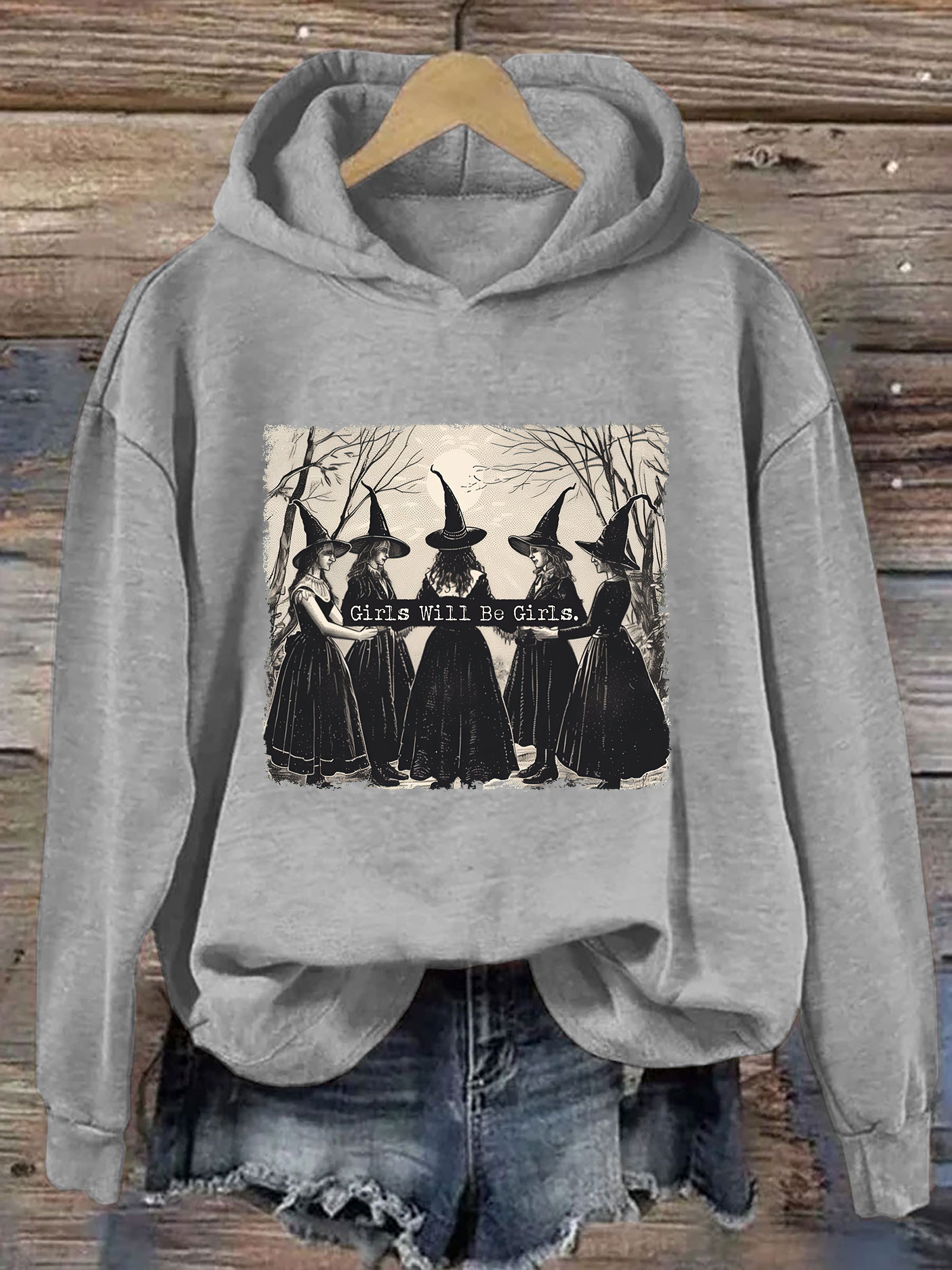 Girls Will Be Girls Witch Hoodie