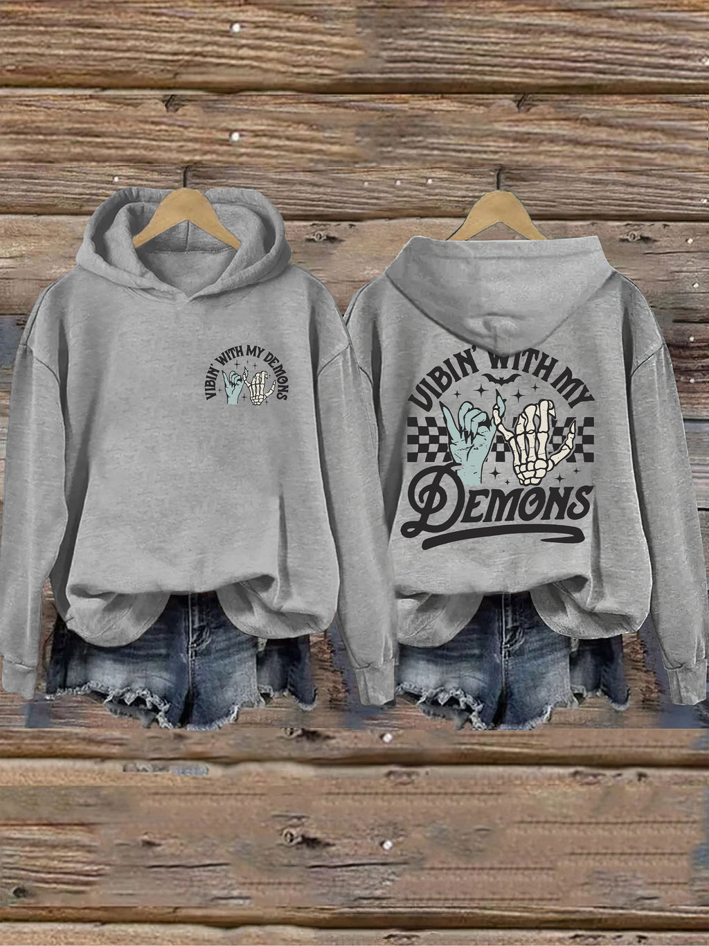 Vibin' With My Demons Hoodie