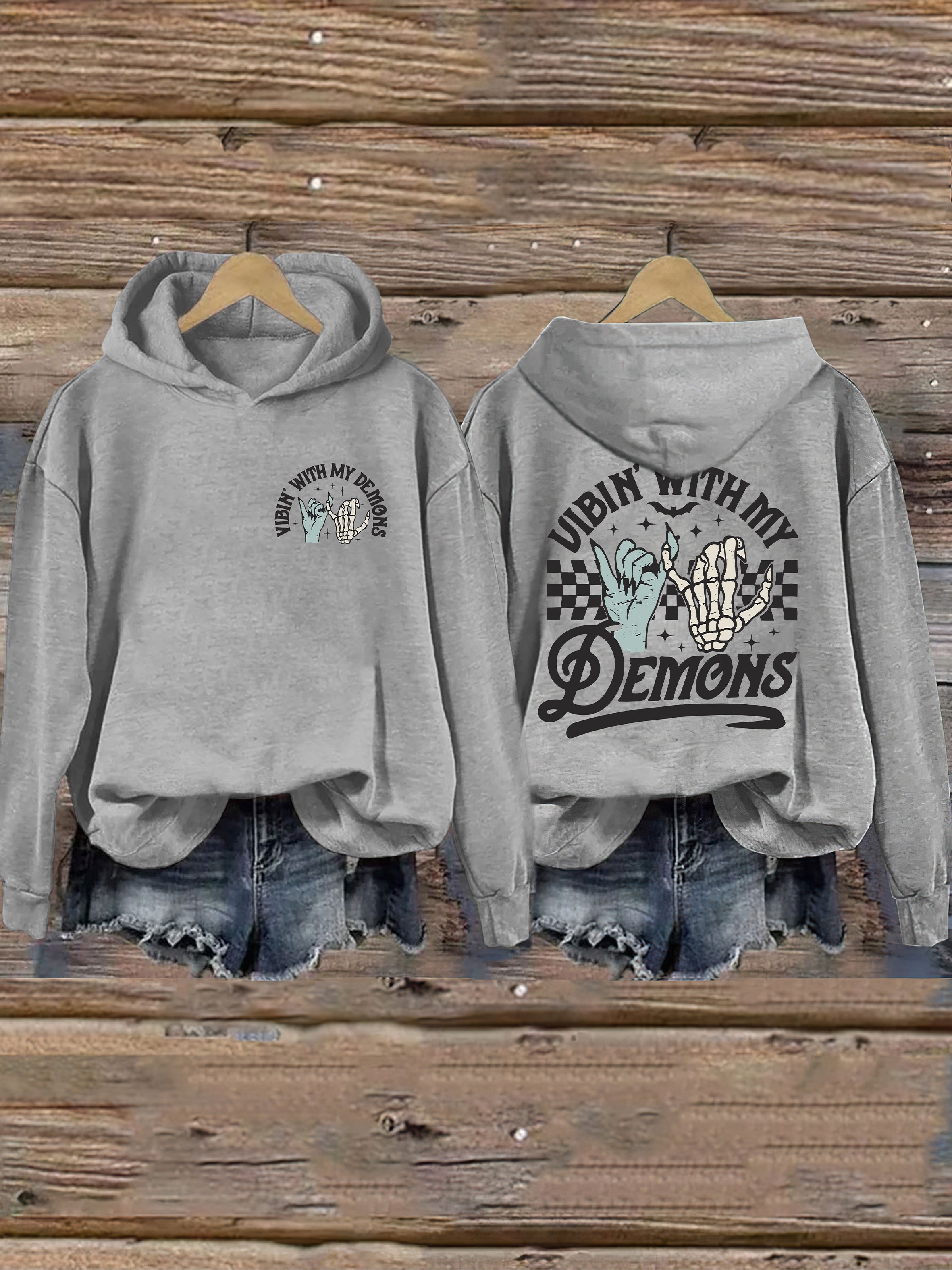 Vibin' With My Demons Hoodie