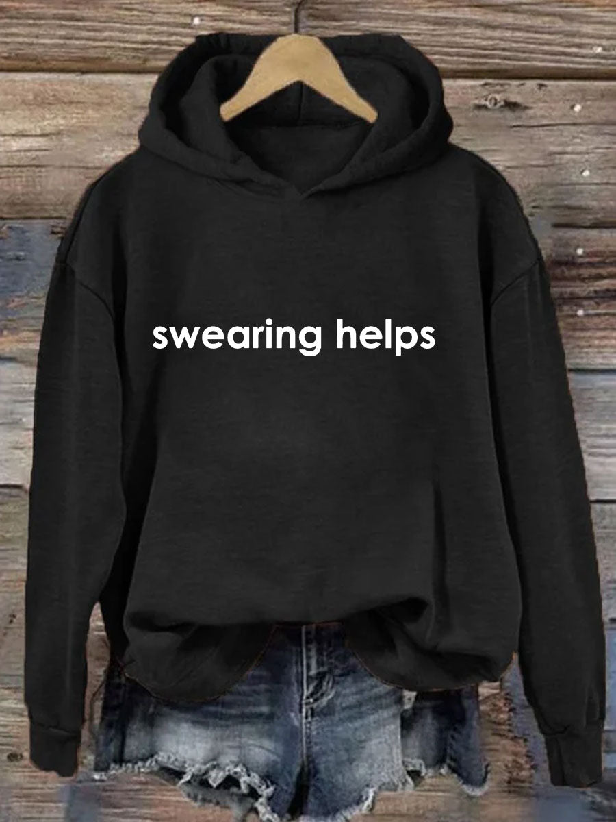 Swearing Helps Hoodie