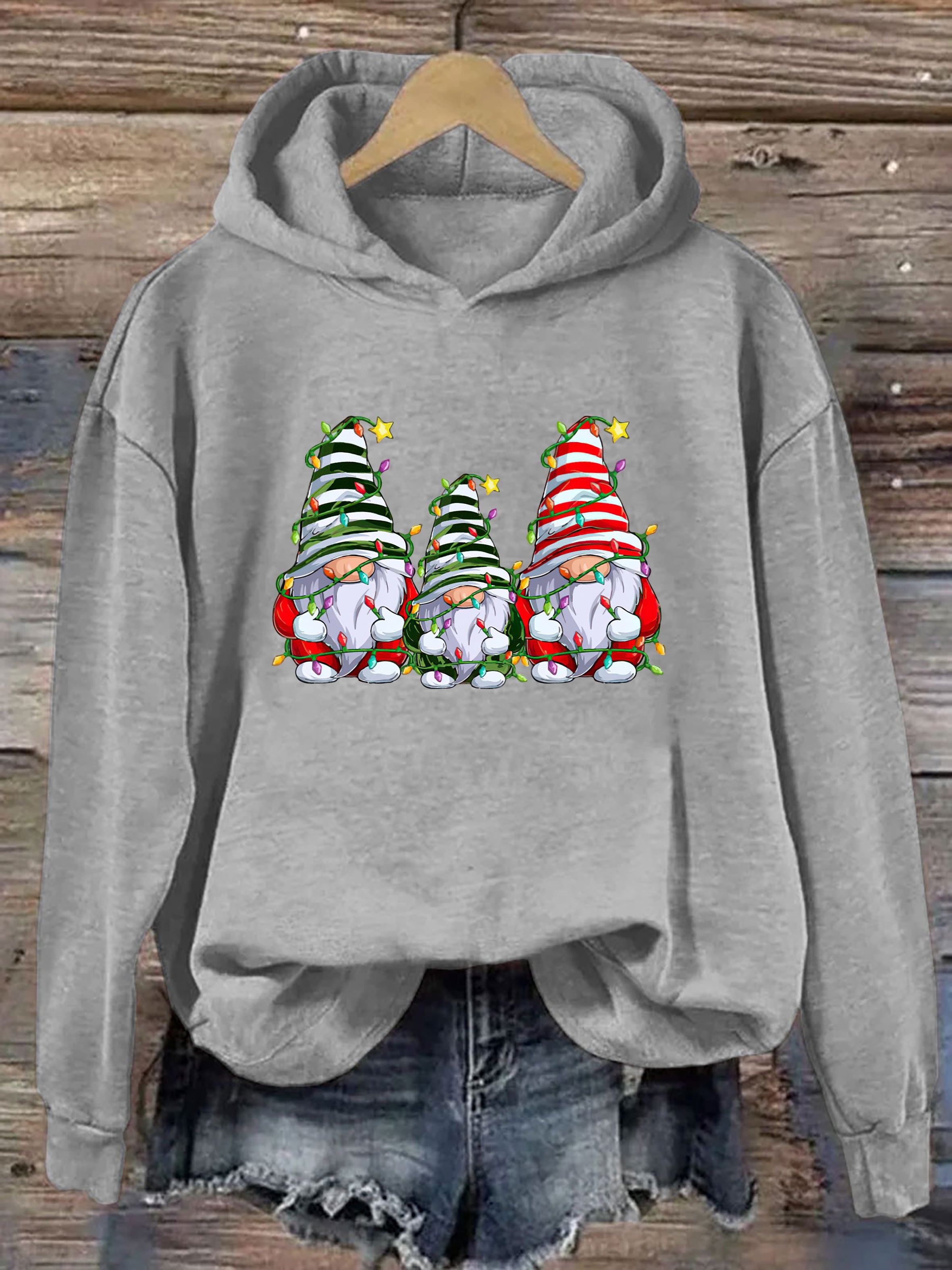 Christmas Cute Gnome Hoodie