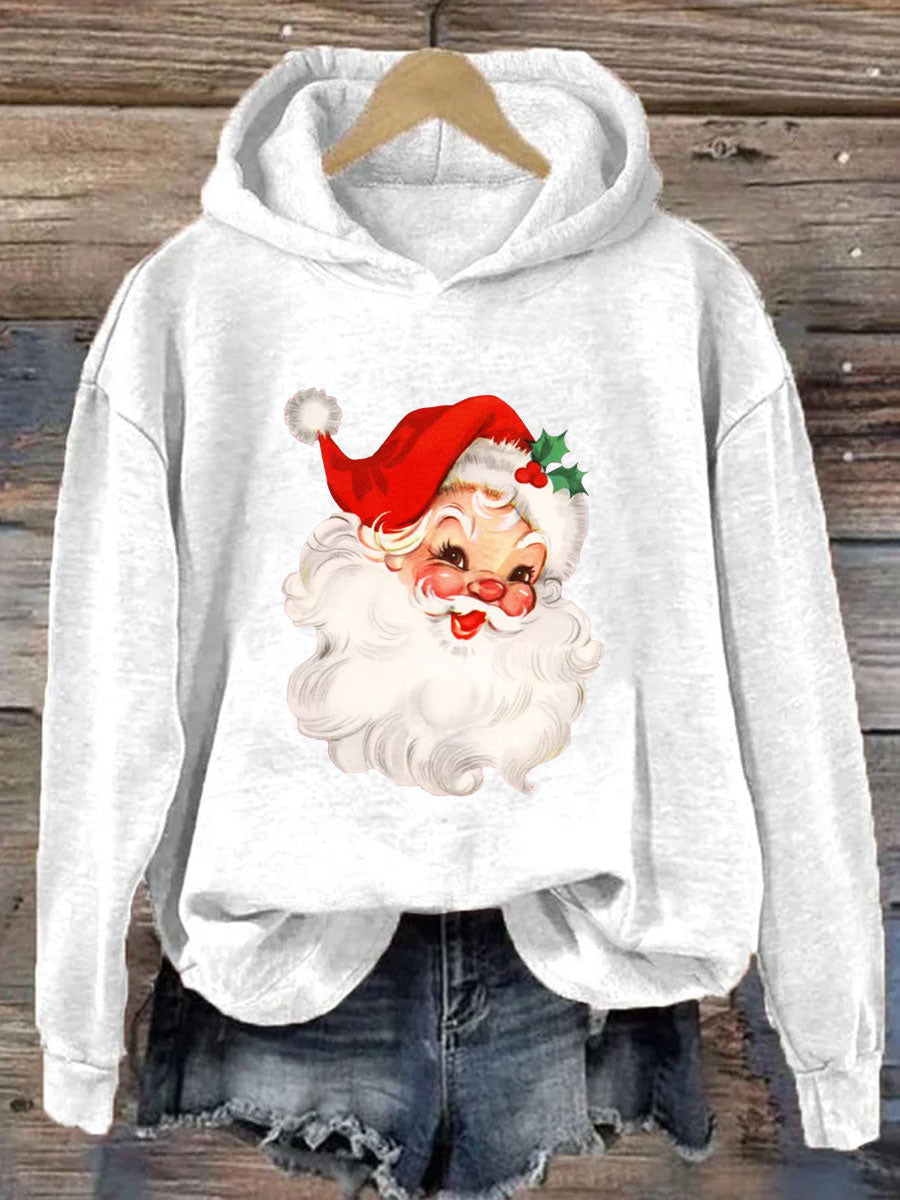Retro Christmas Santa Hoodie