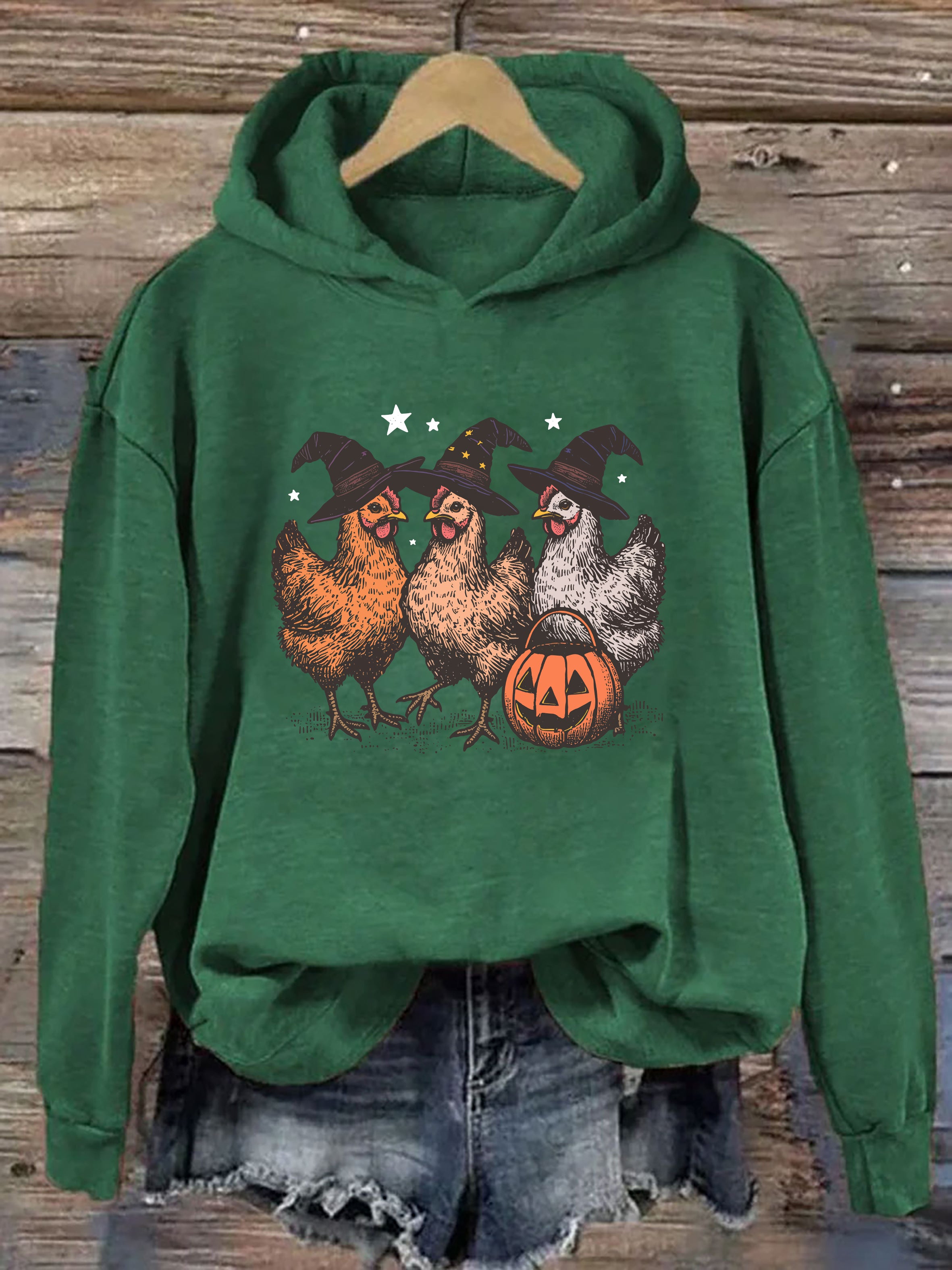Chicken Funny Halloween Hoodie