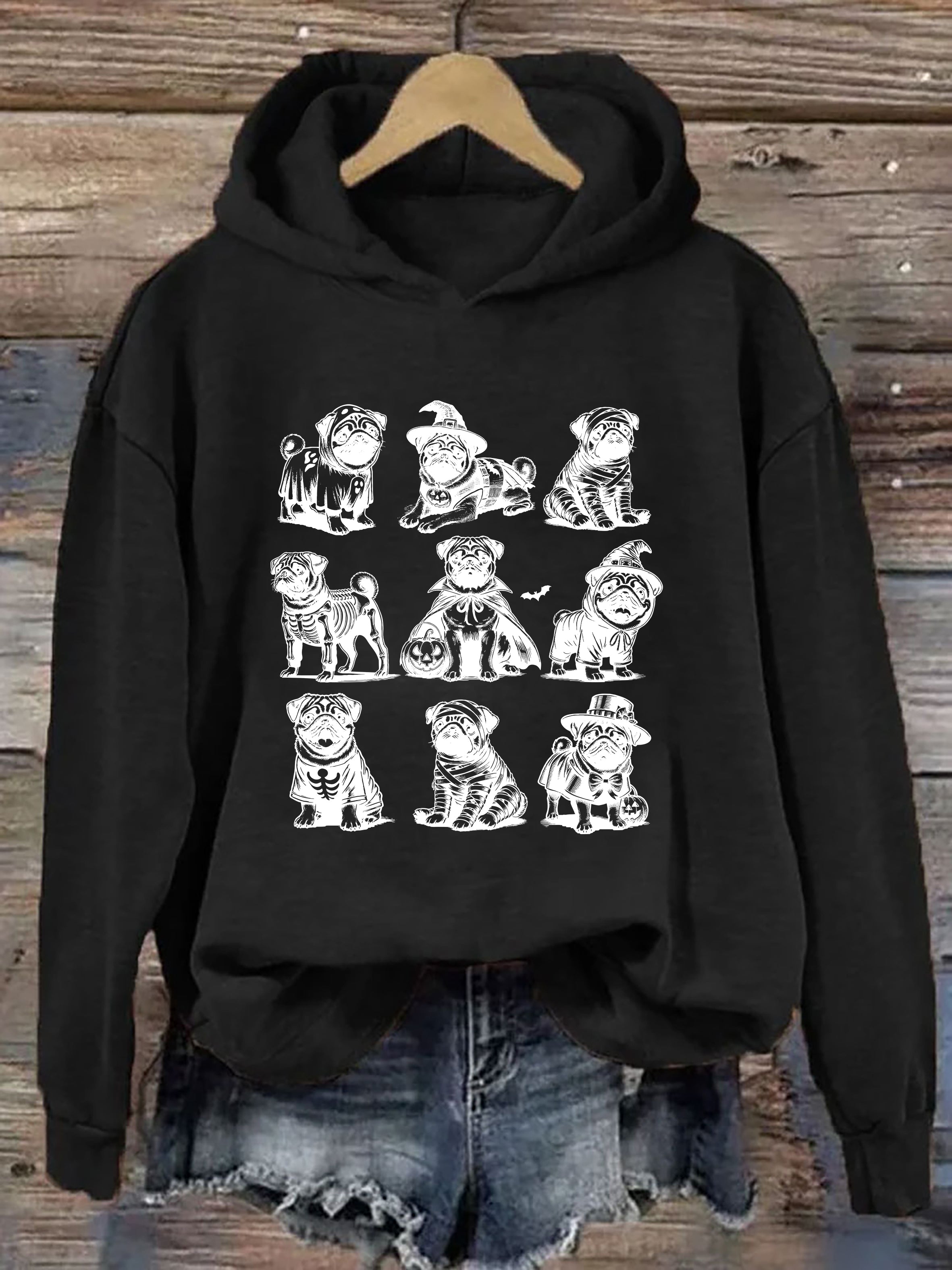 Pug Halloween Hoodie
