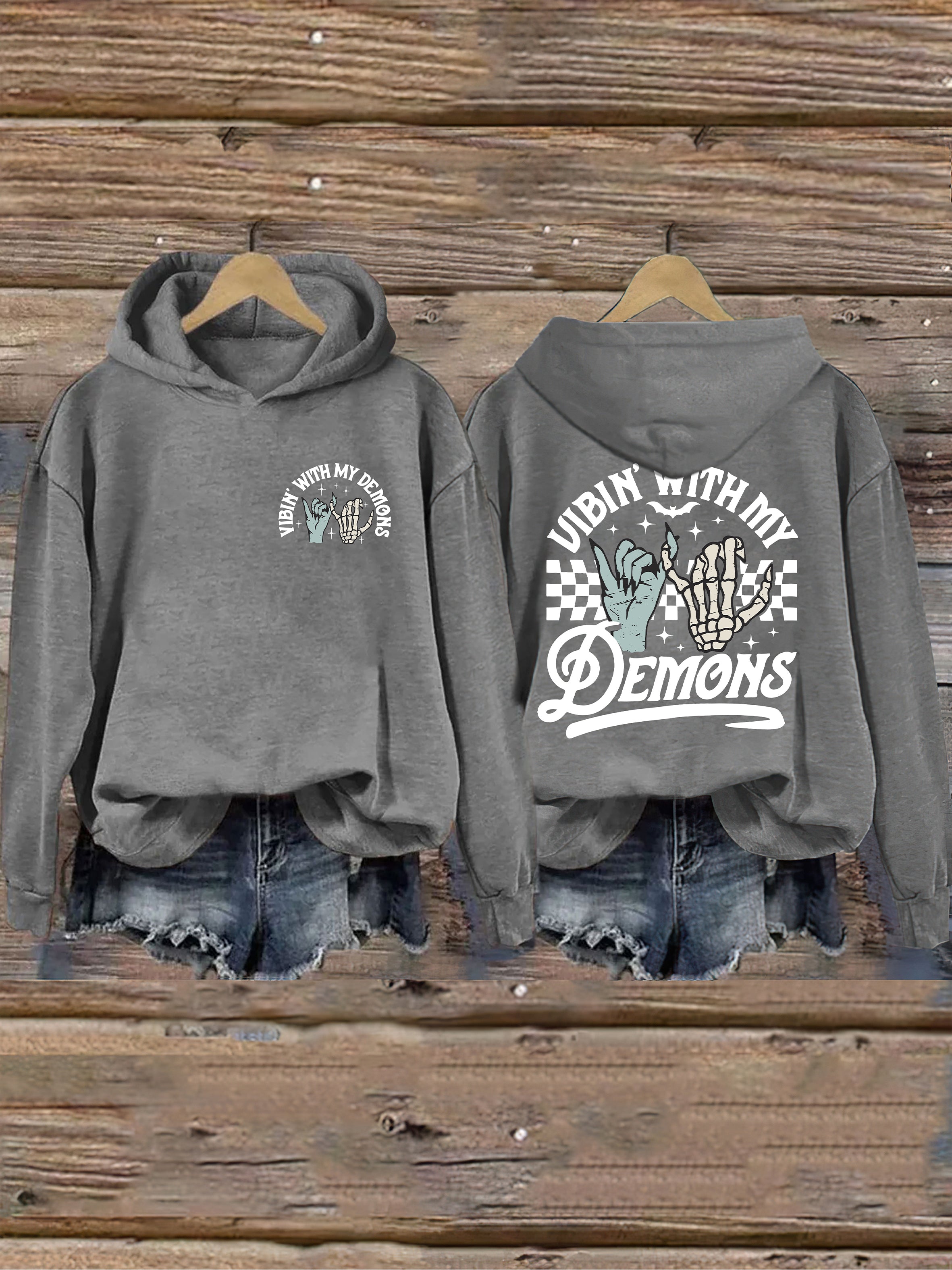 Vibin' With My Demons Hoodie