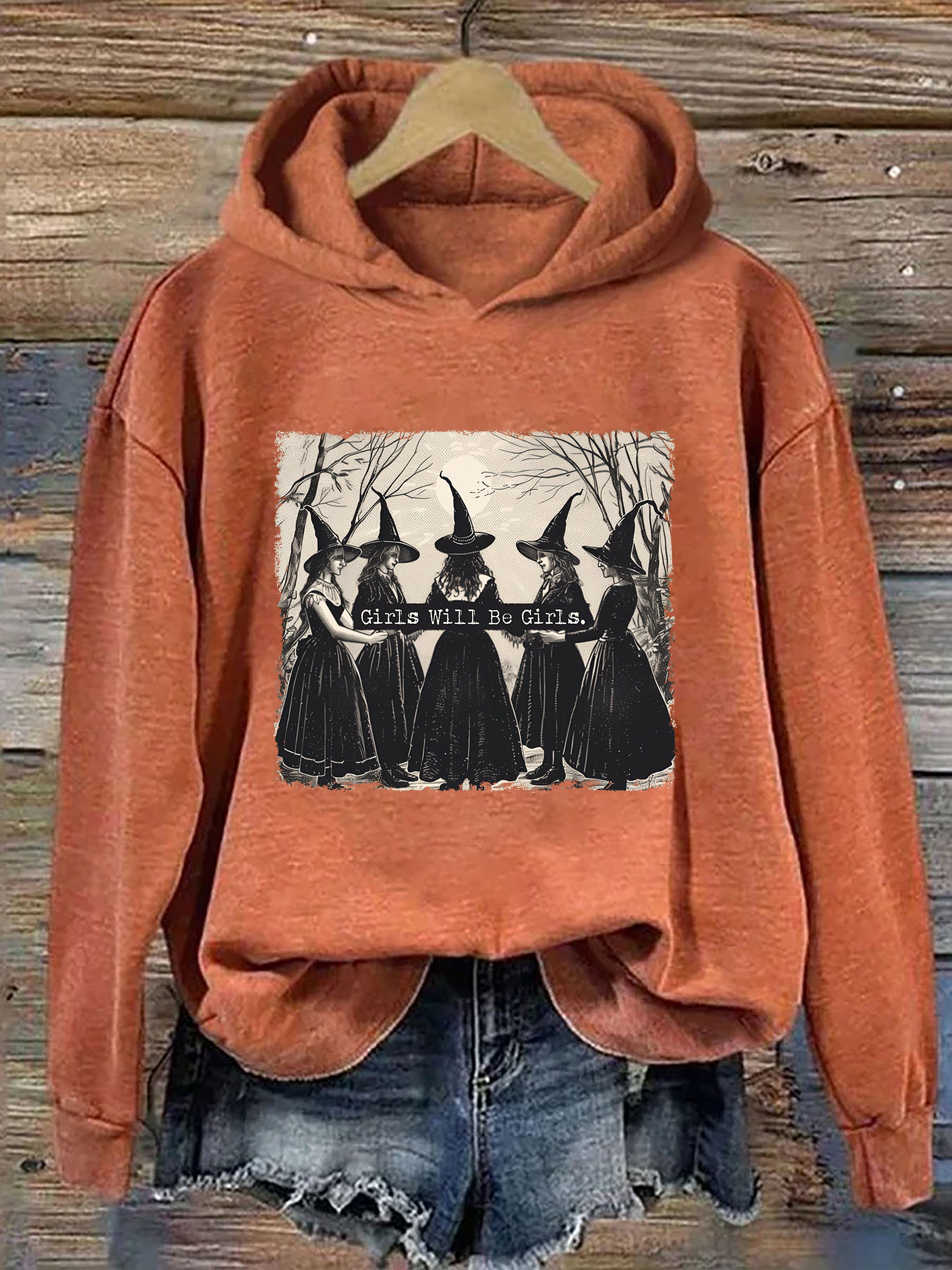 Girls Will Be Girls Witch Hoodie