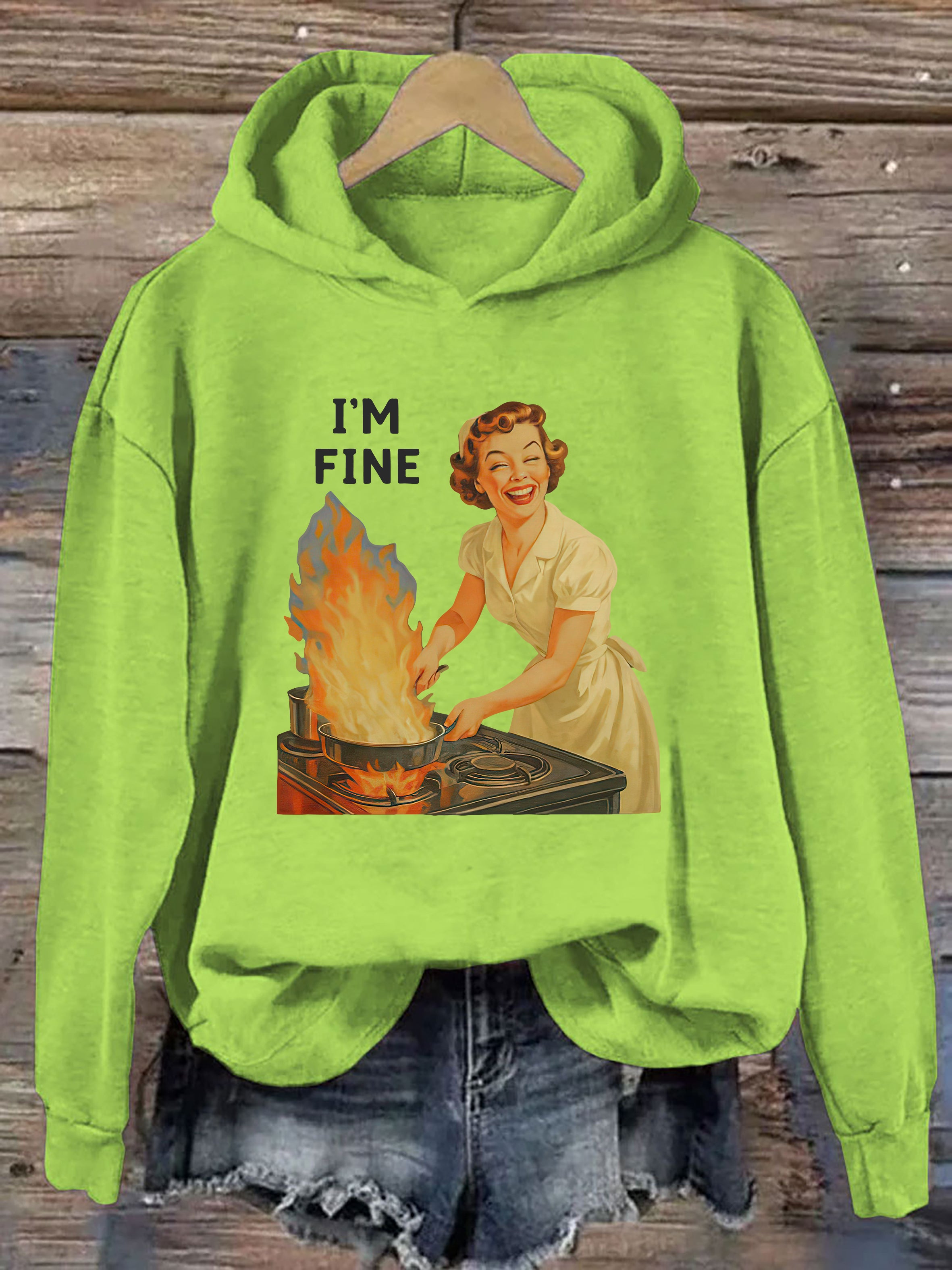 I Am Fine Hoodie
