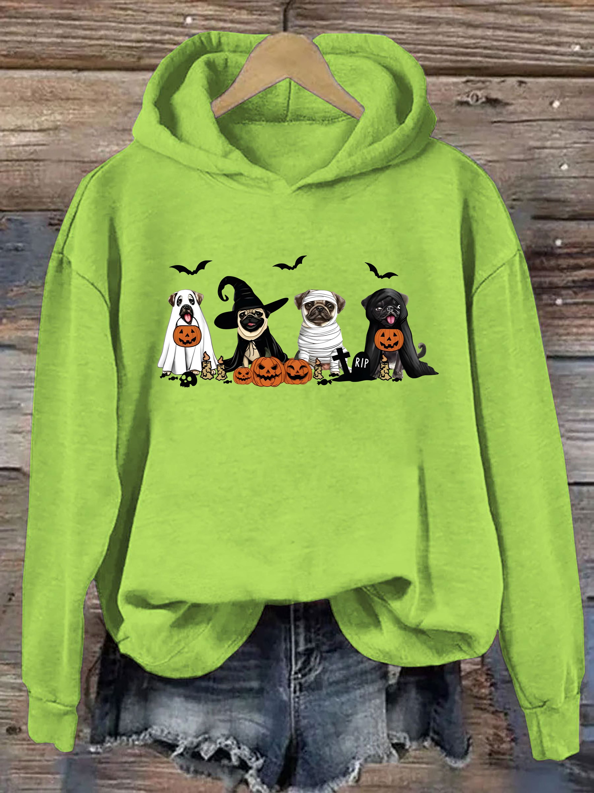 Pug Halloween Hoodie