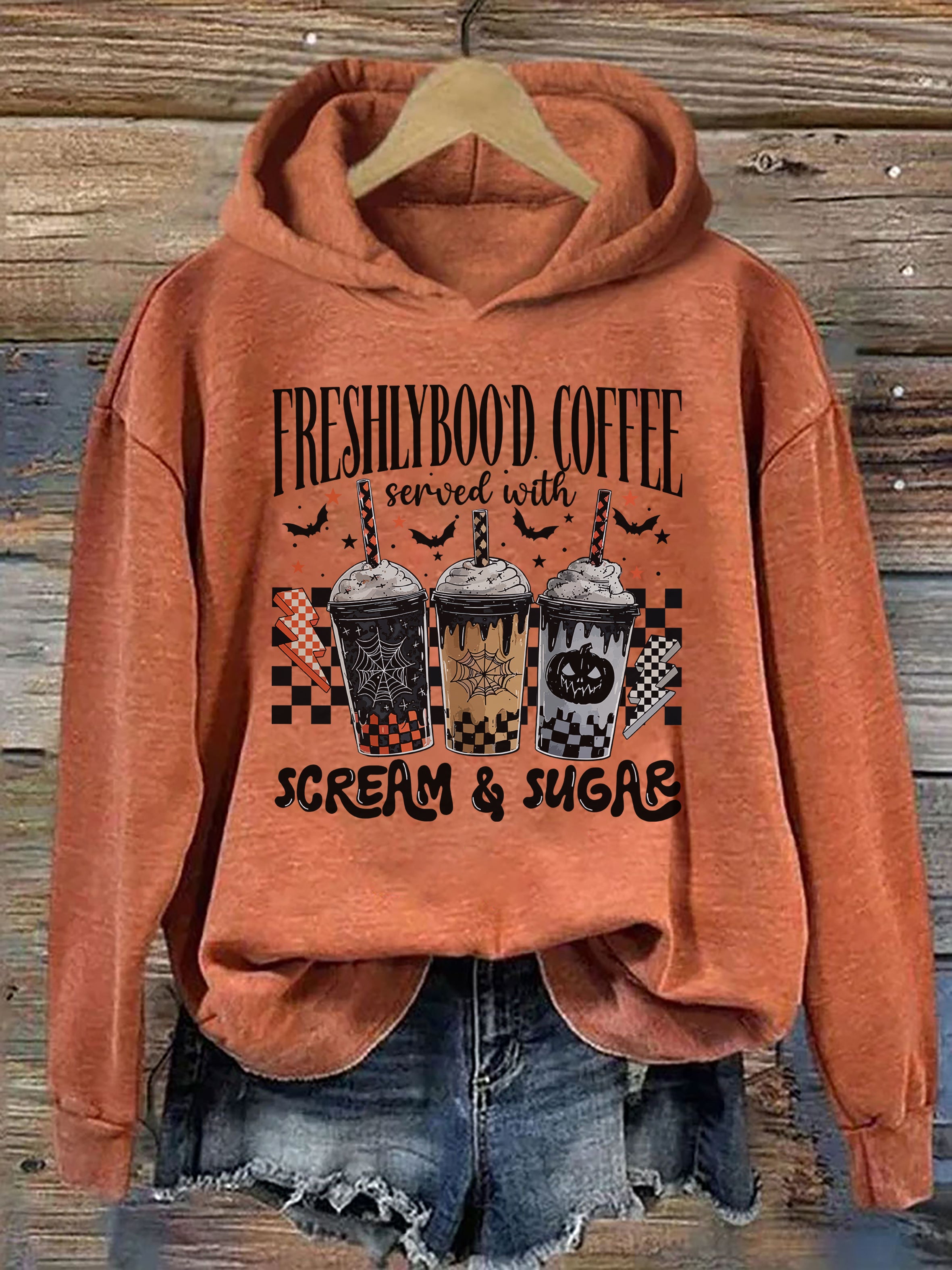 Halloween Spooky Coffee Hoodie