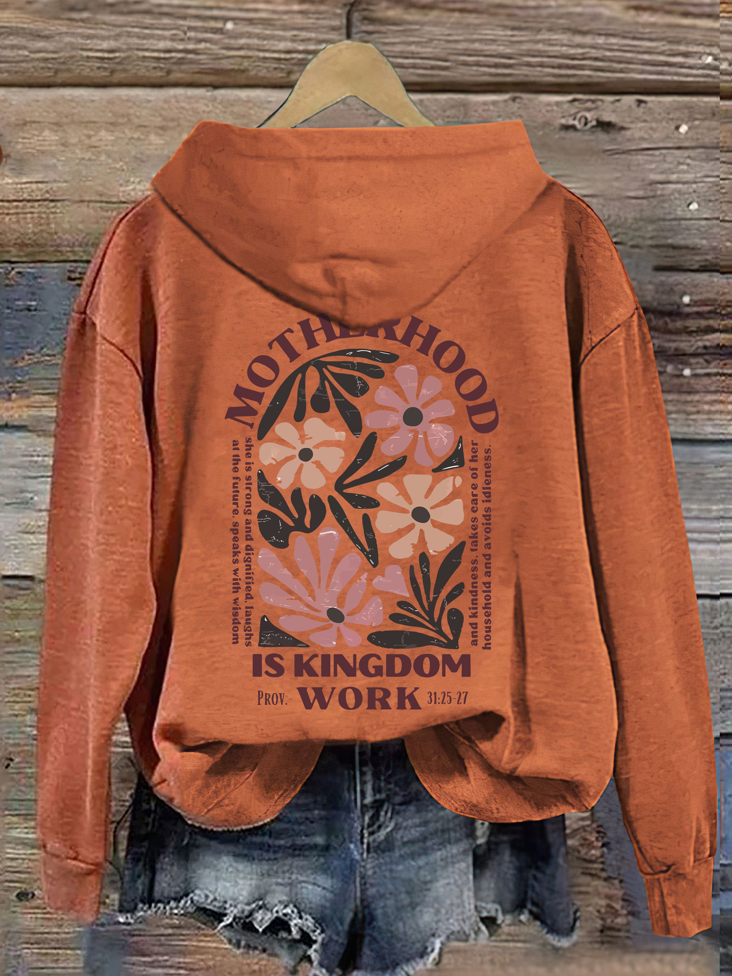 Motherhood Is Kingdom Work Hoodie
