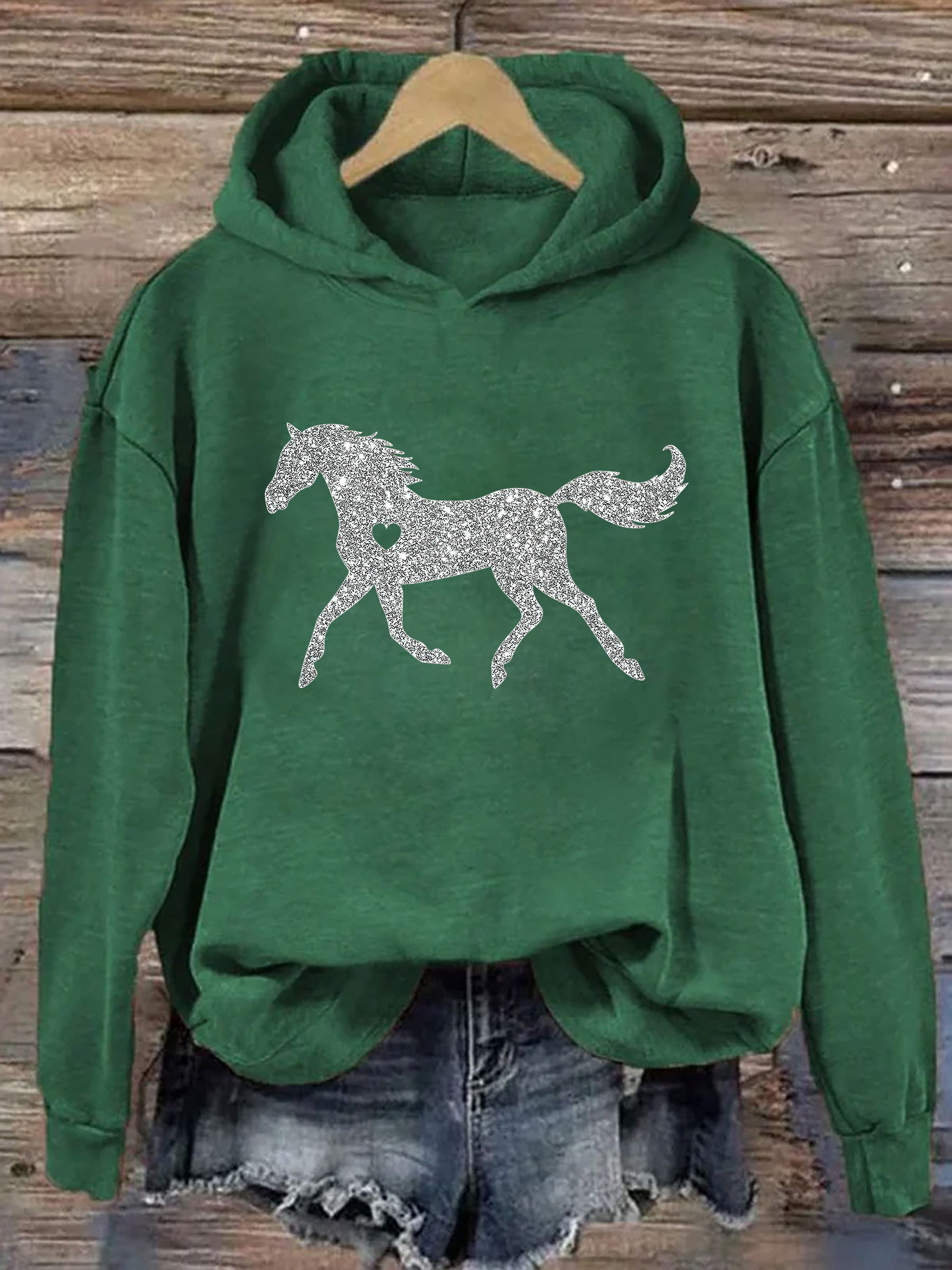 Glitter Horse Hoodie