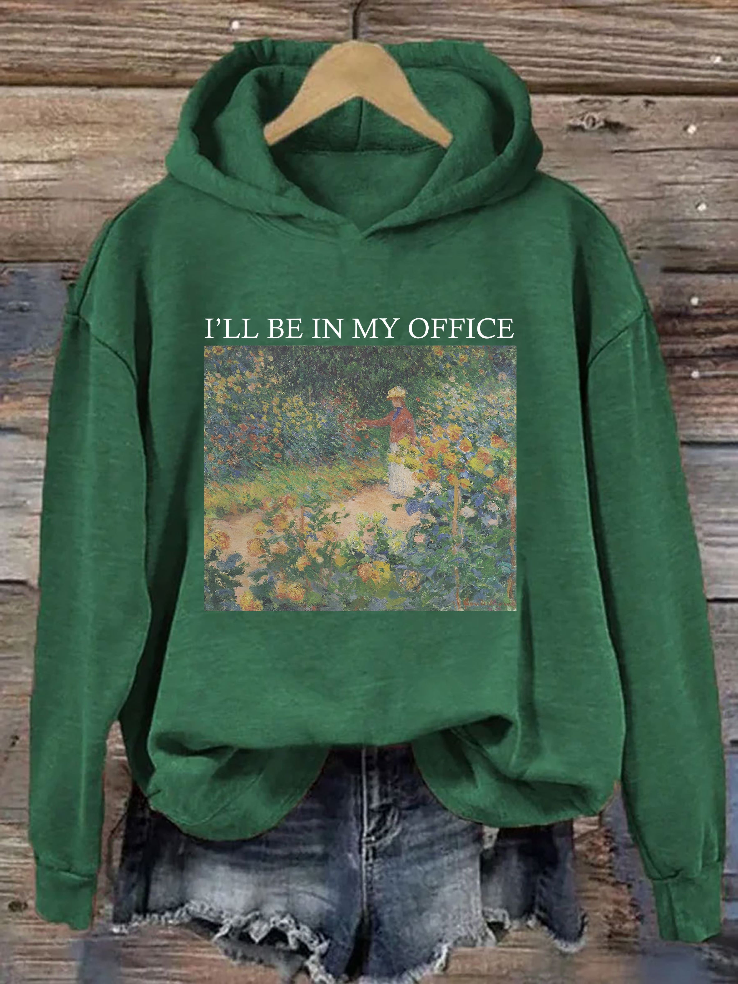 I'll Be In My Office Garden Hoodie