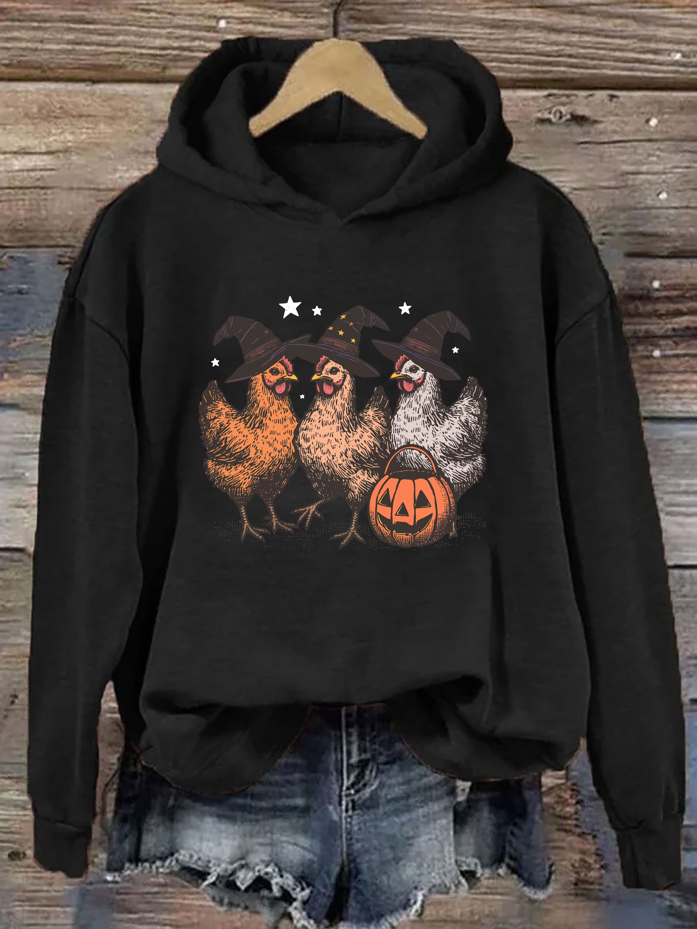 Chicken Funny Halloween Hoodie