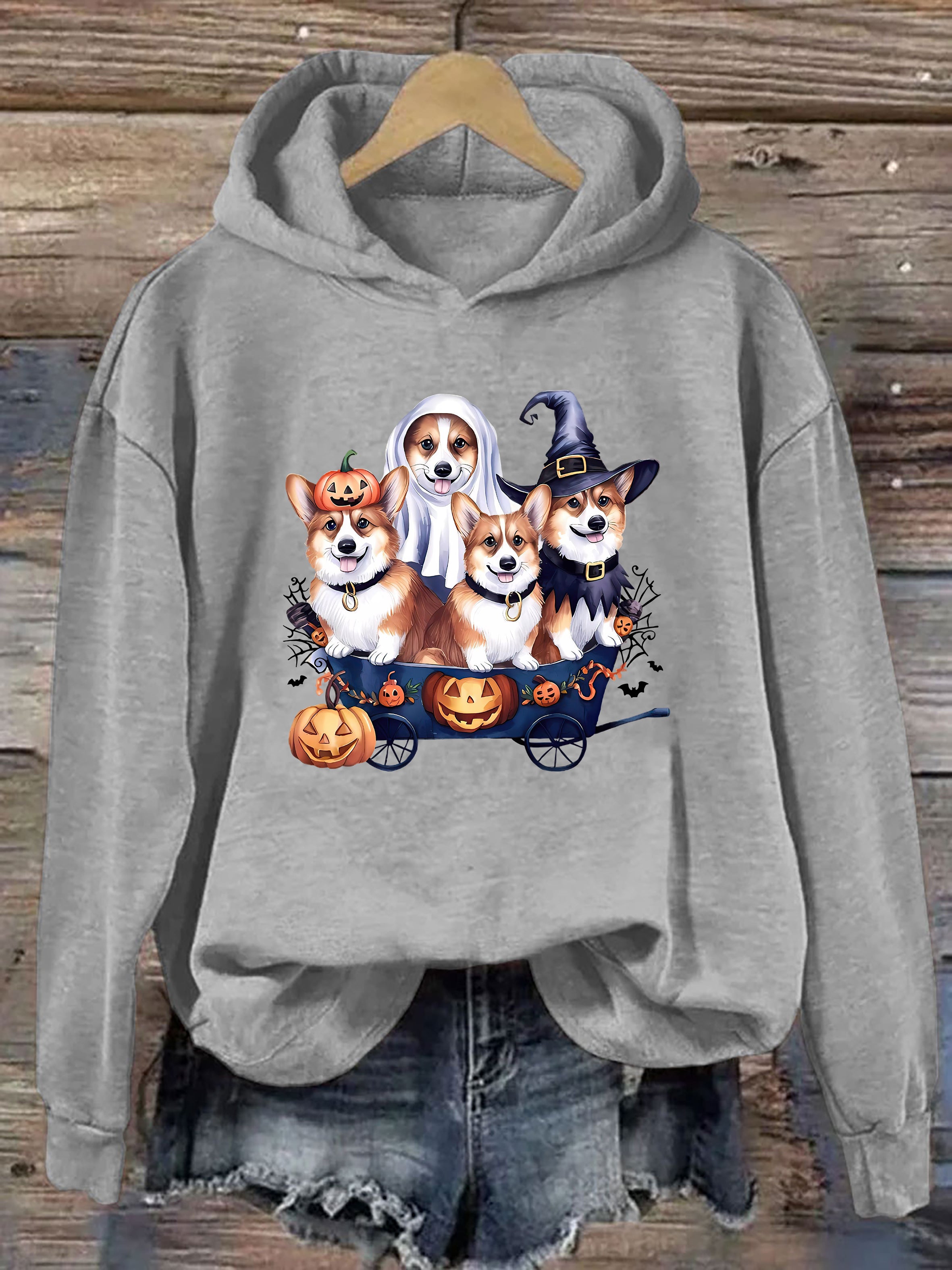 Halloween Corgi Hoodie