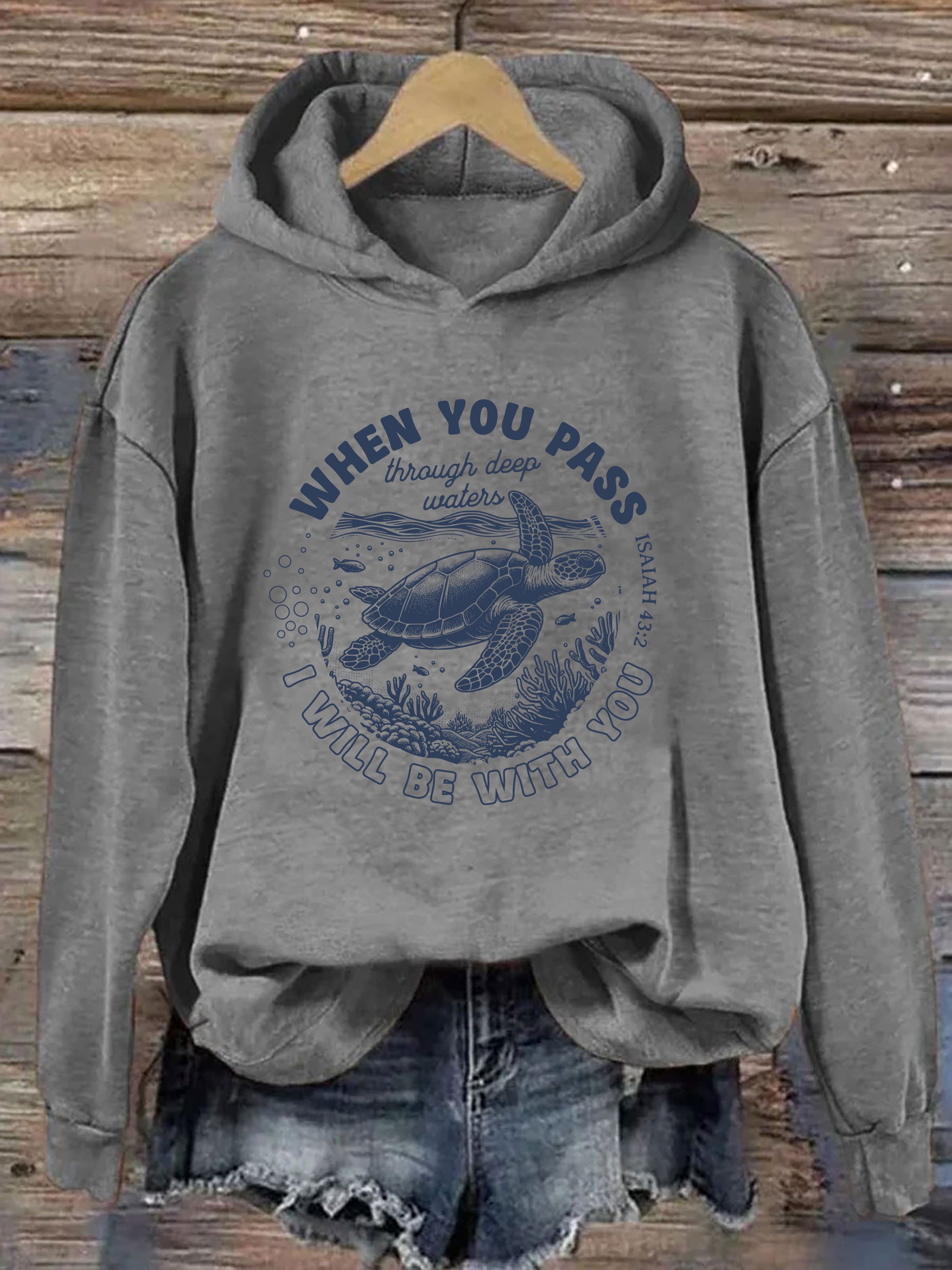 When You Go Through Waters Hoodie