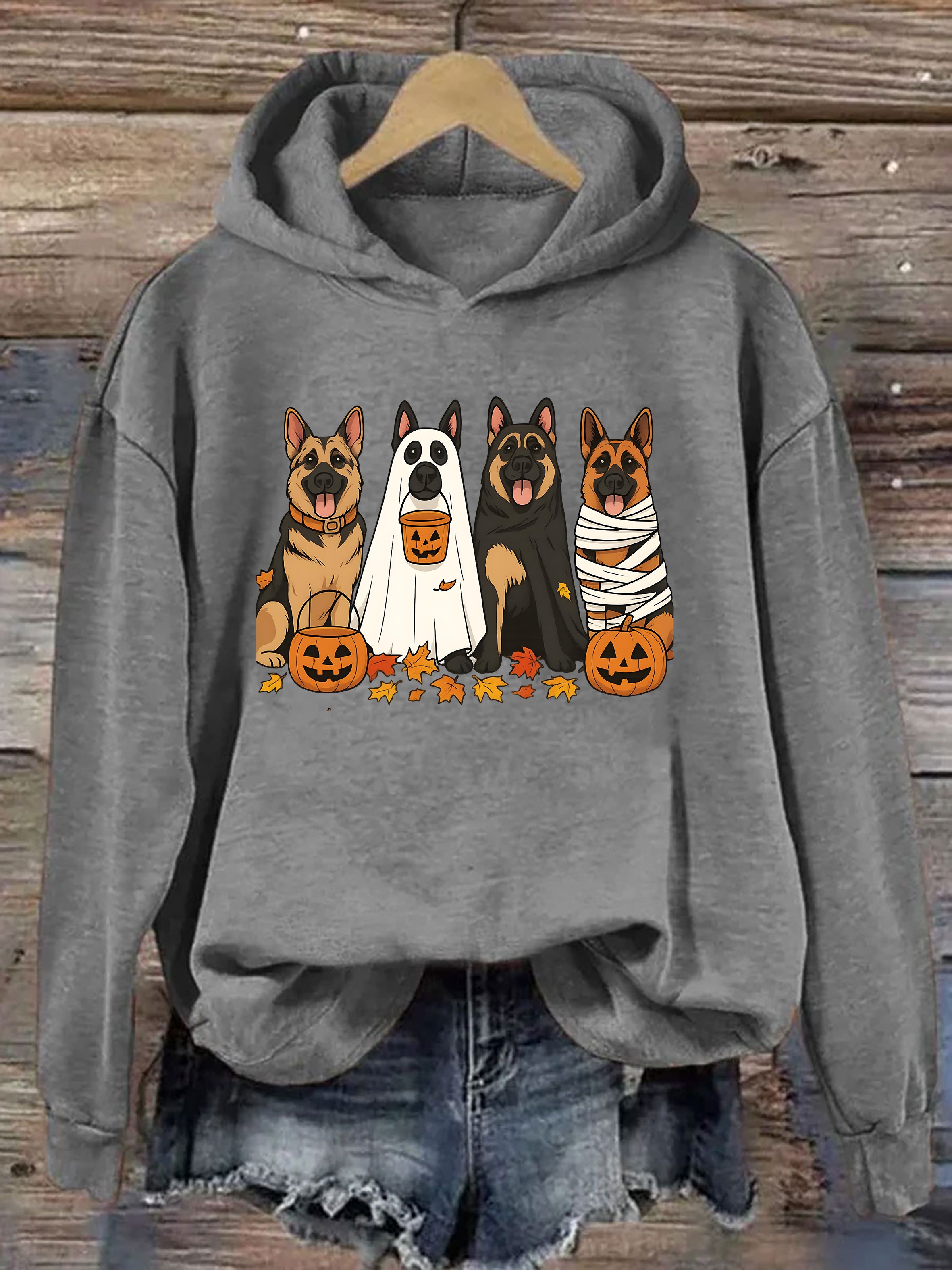 Halloween German Shepherd Hoodie
