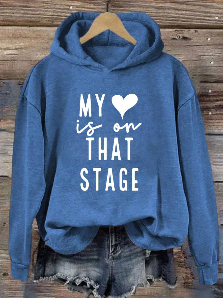 My Heart Is On That Stage Dance Mom Hoodie