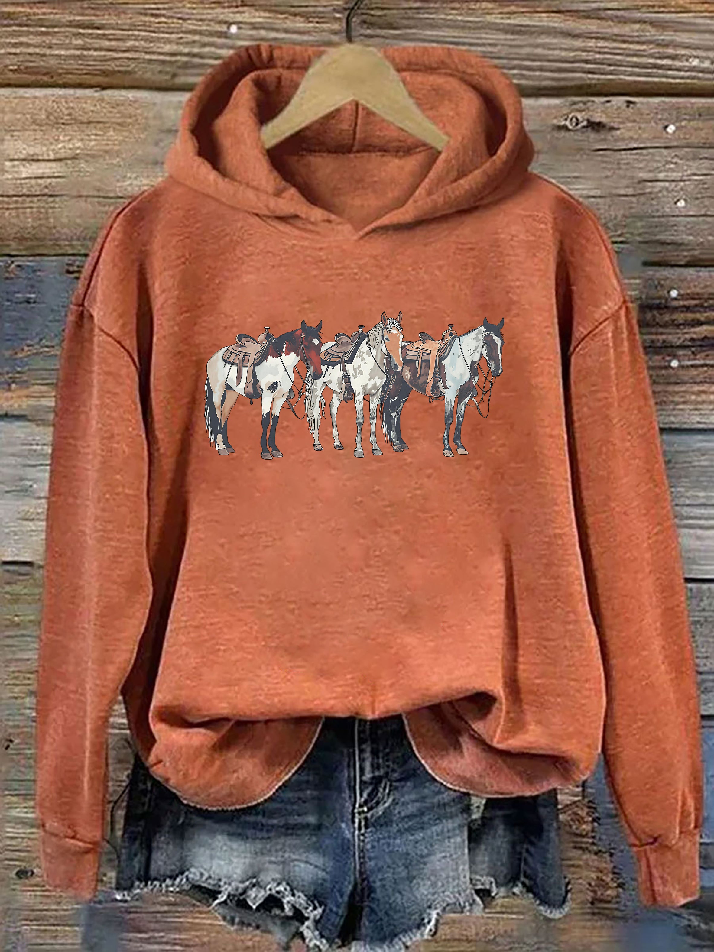 Western Horses Hoodie