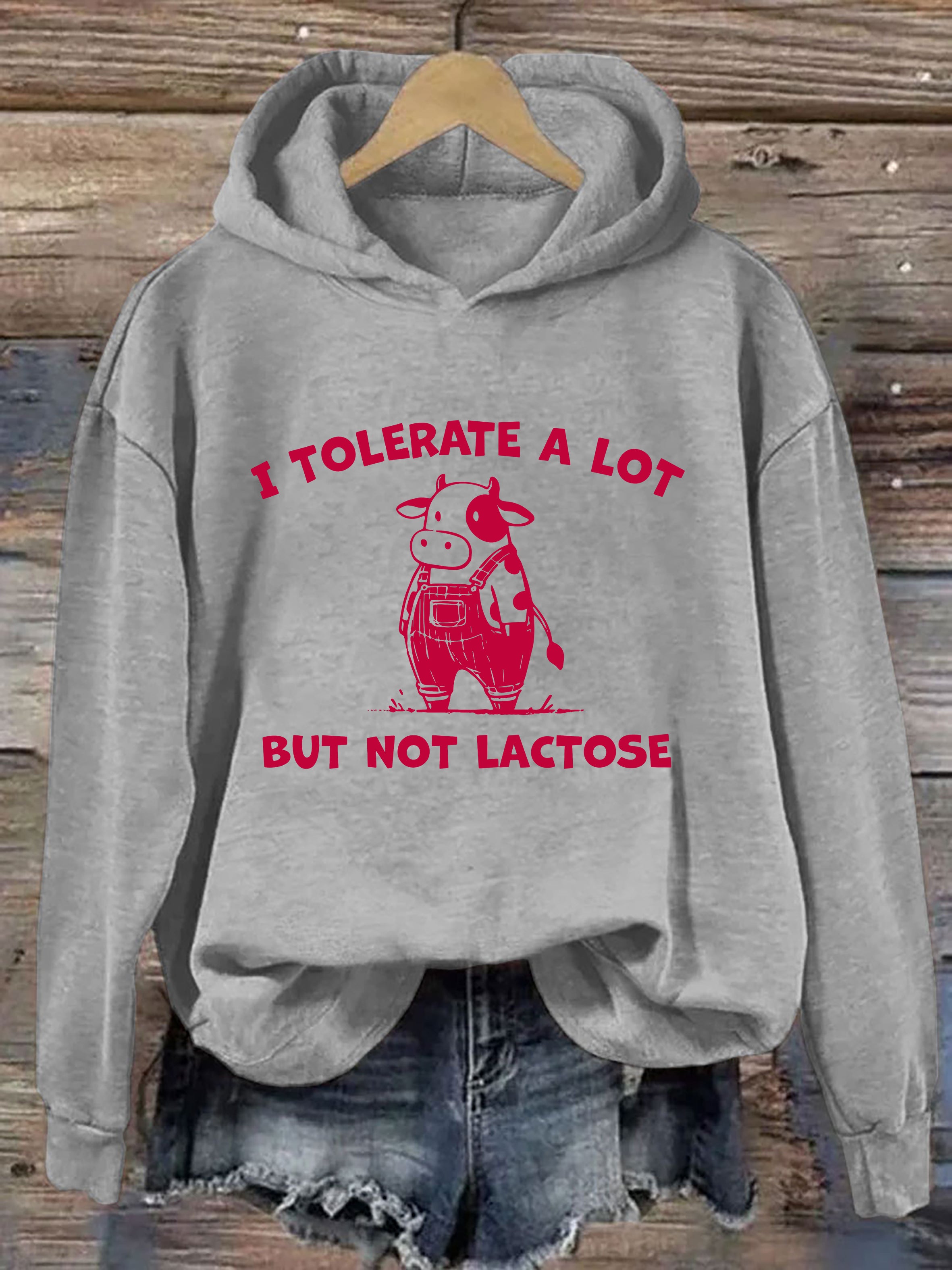 Lactose Intolerance Cow Hoodie