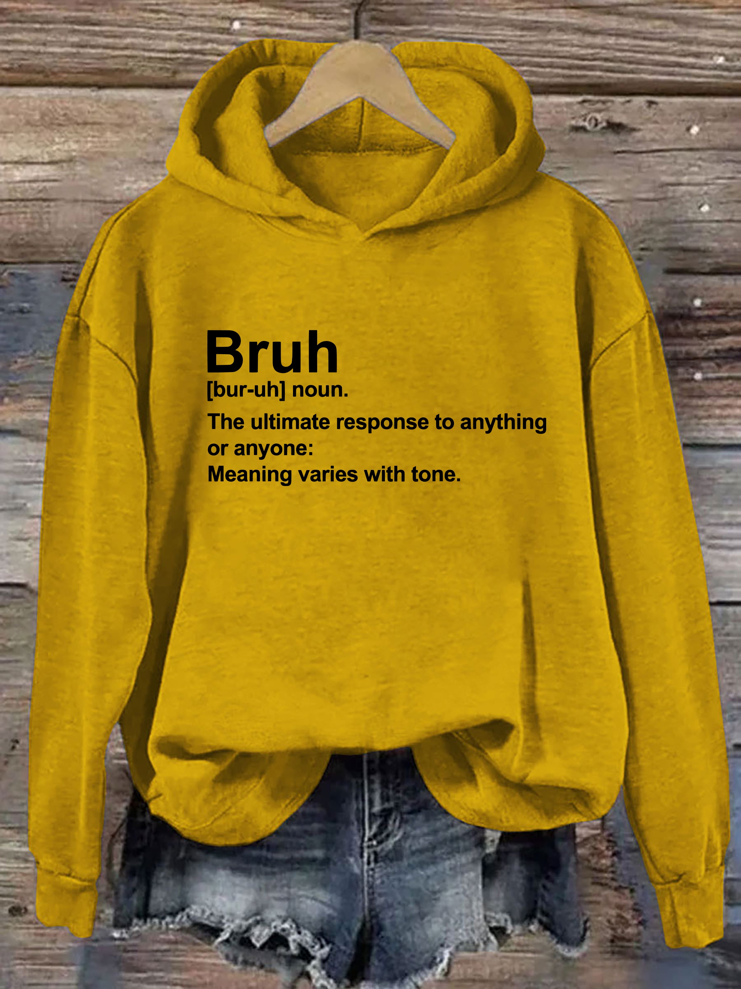 Bruh Definition Hoodie