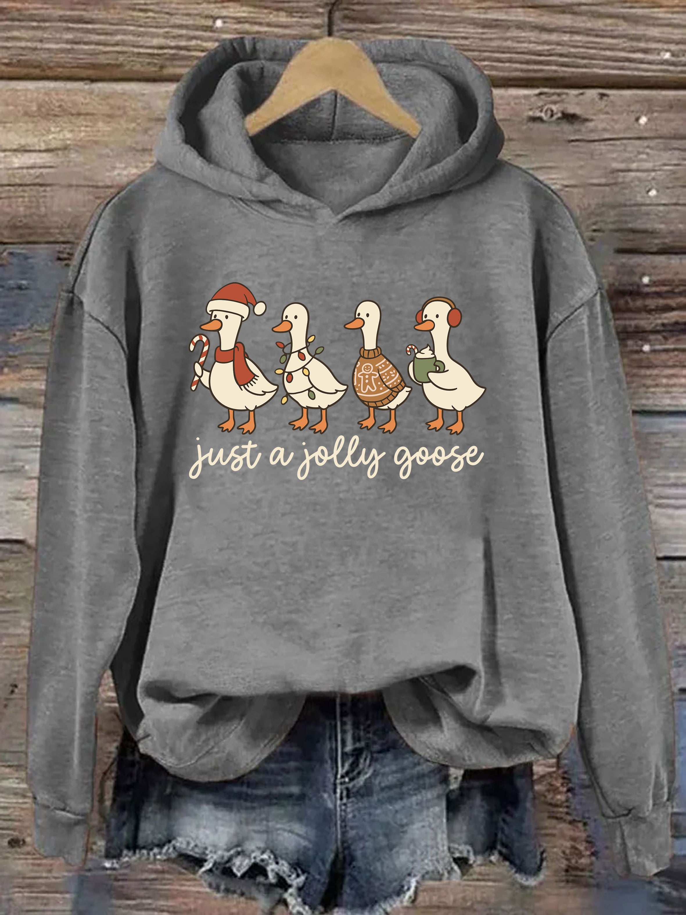 Funny Christmas Goose Hoodie