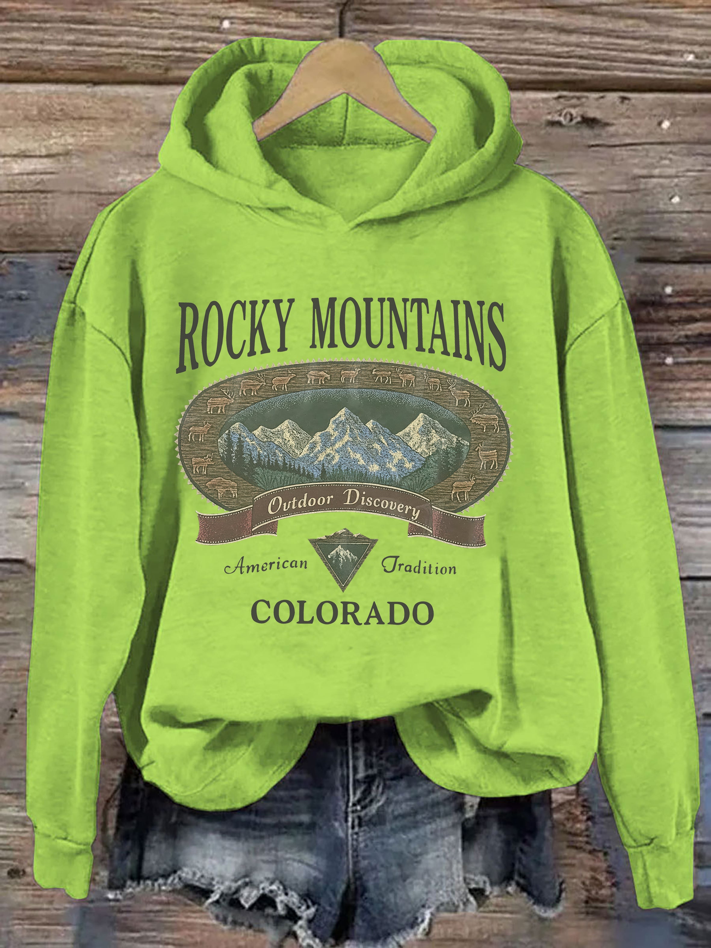 Rocky Mountains Colorado Hoodie