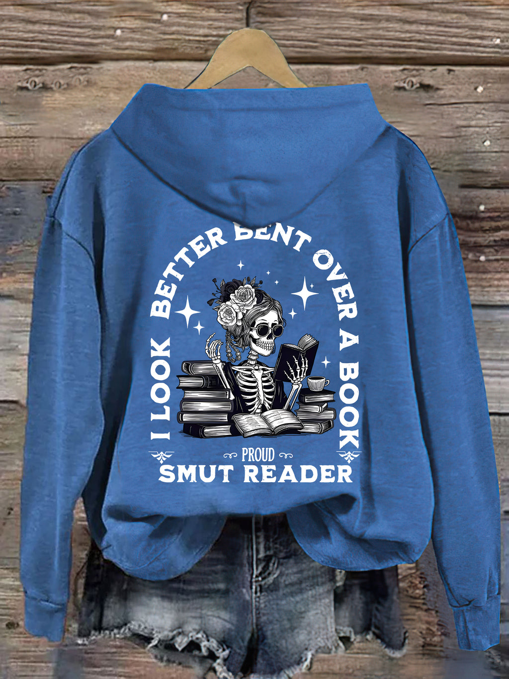 I Look Better Bent Over A Book Hoodie