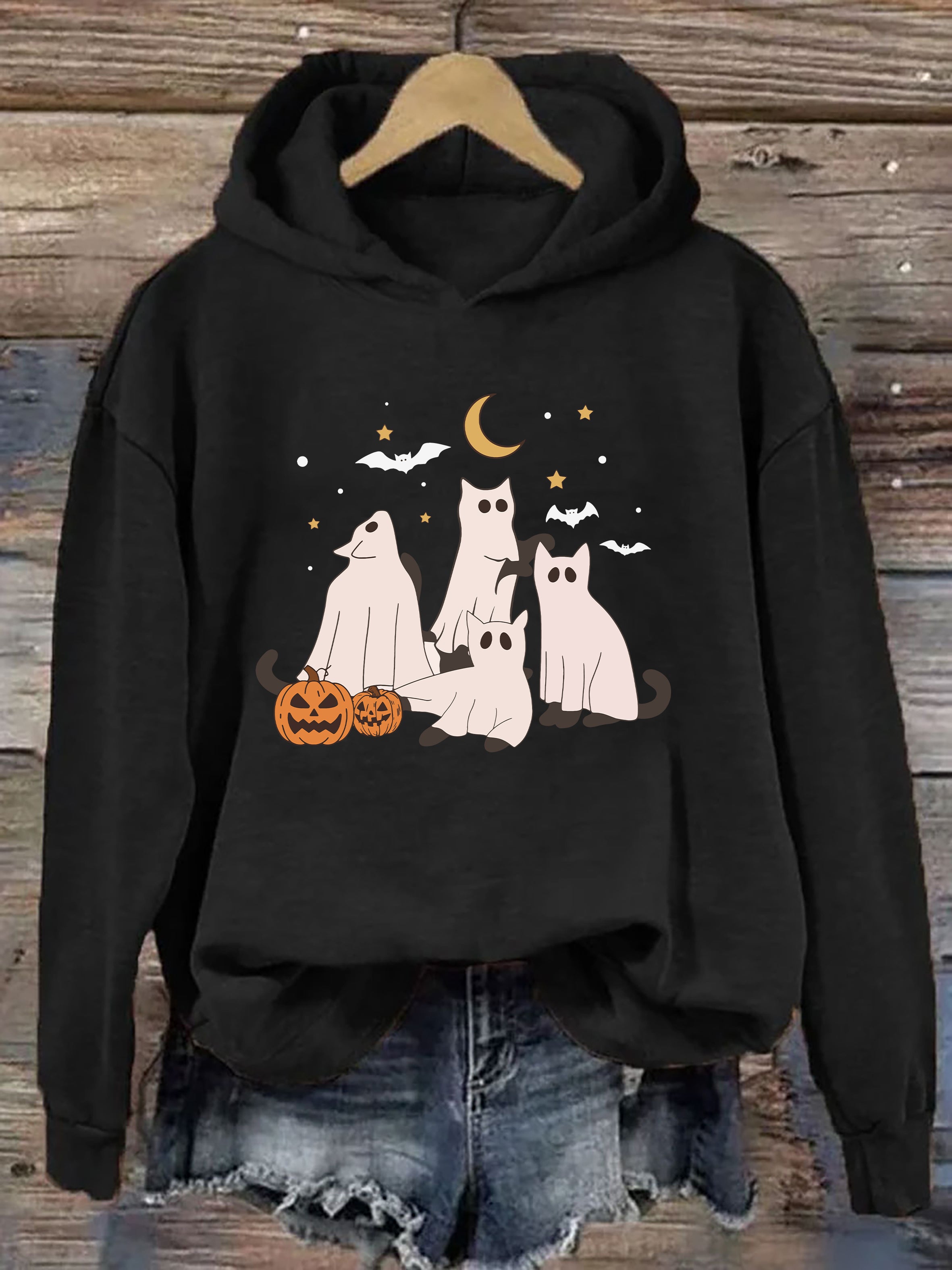 Ghost Cat Hoodie
