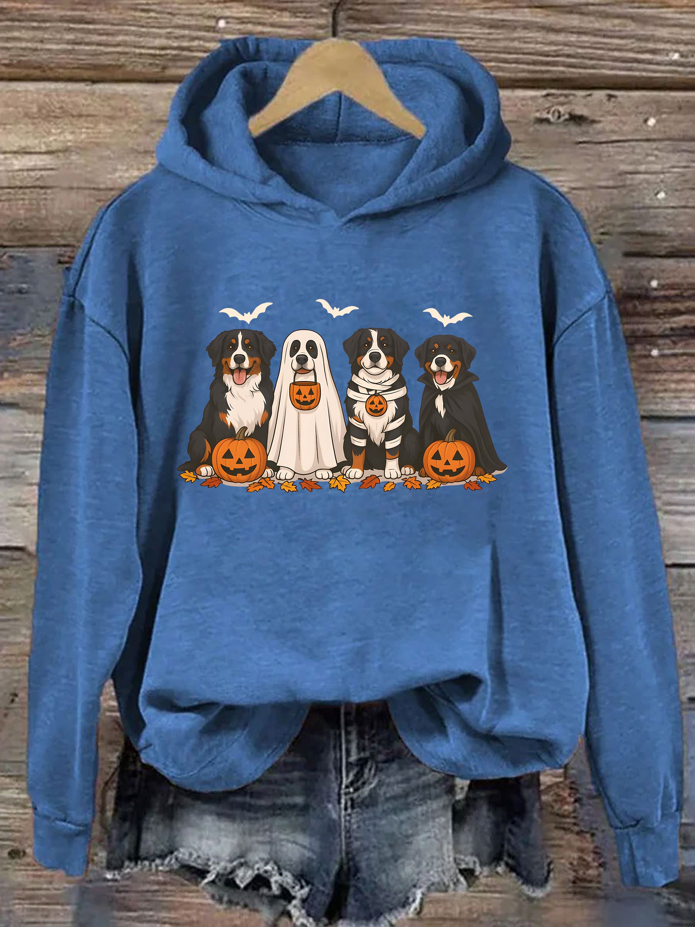 Bernese Mountain Dog Halloween Hoodie